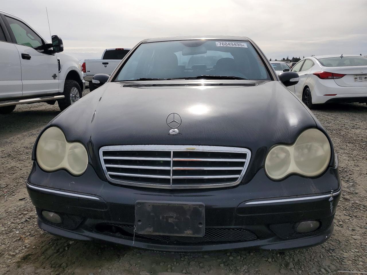 2007 Mercedes-benz C 230 Black vin: WDBRF52HX7F907589