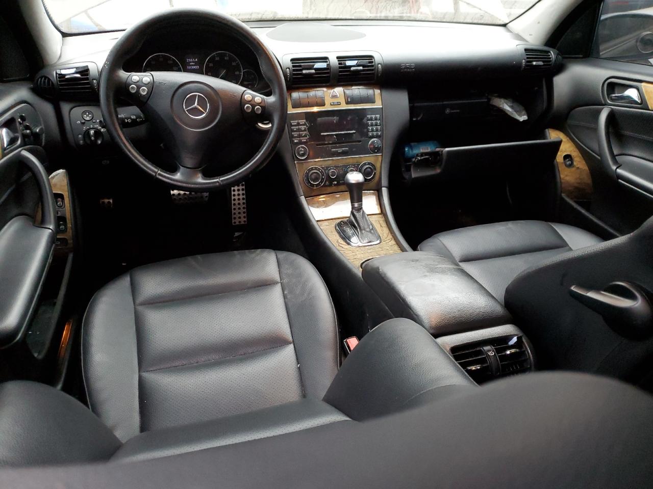 2007 Mercedes-benz C 230 Black vin: WDBRF52HX7F918897