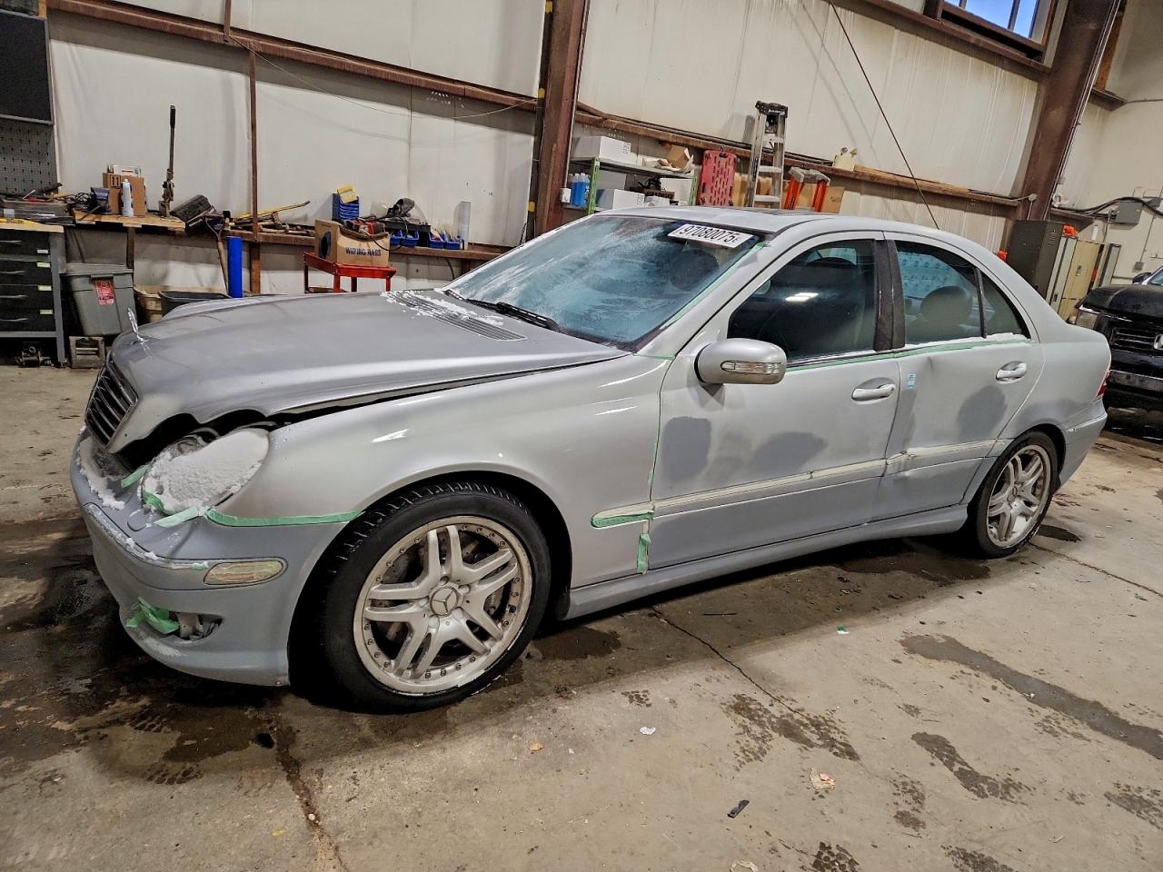2006 Mercedes-benz C 230 Silver vin: WDBRF52J26F775428