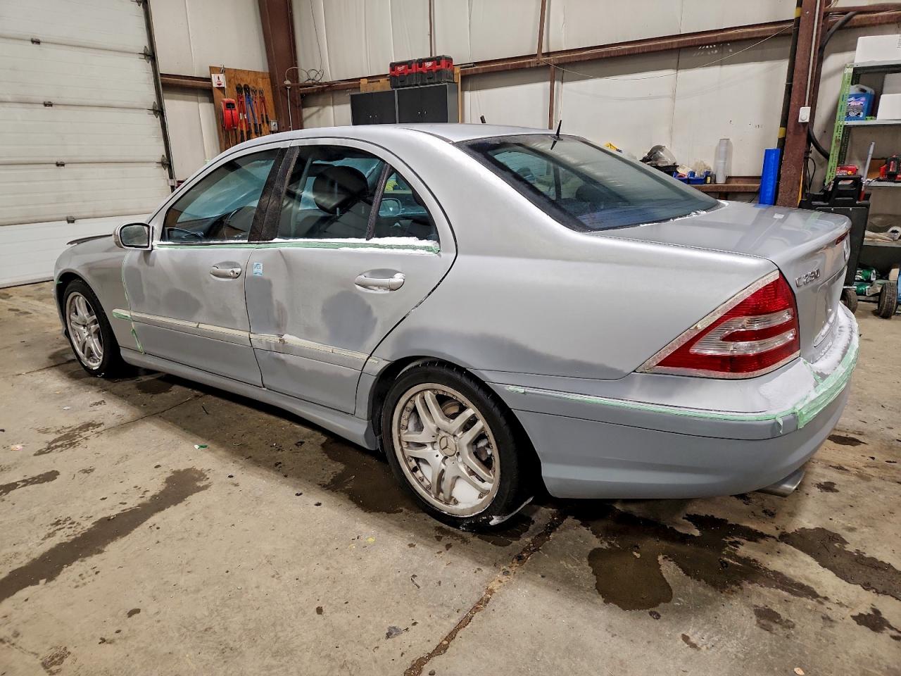 2006 Mercedes-benz C 230 Silver vin: WDBRF52J26F775428