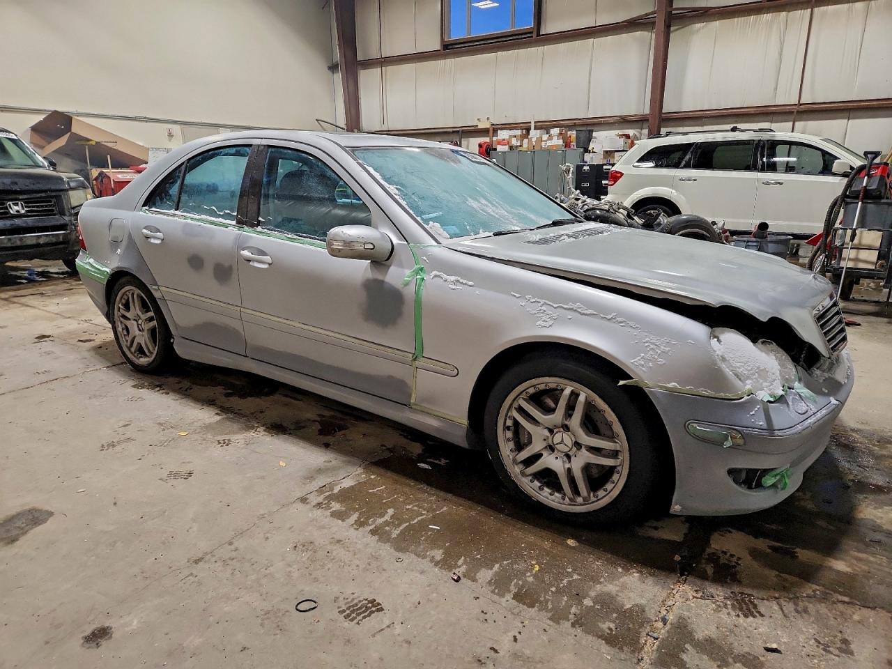 2006 Mercedes-benz C 230 Silver vin: WDBRF52J26F775428