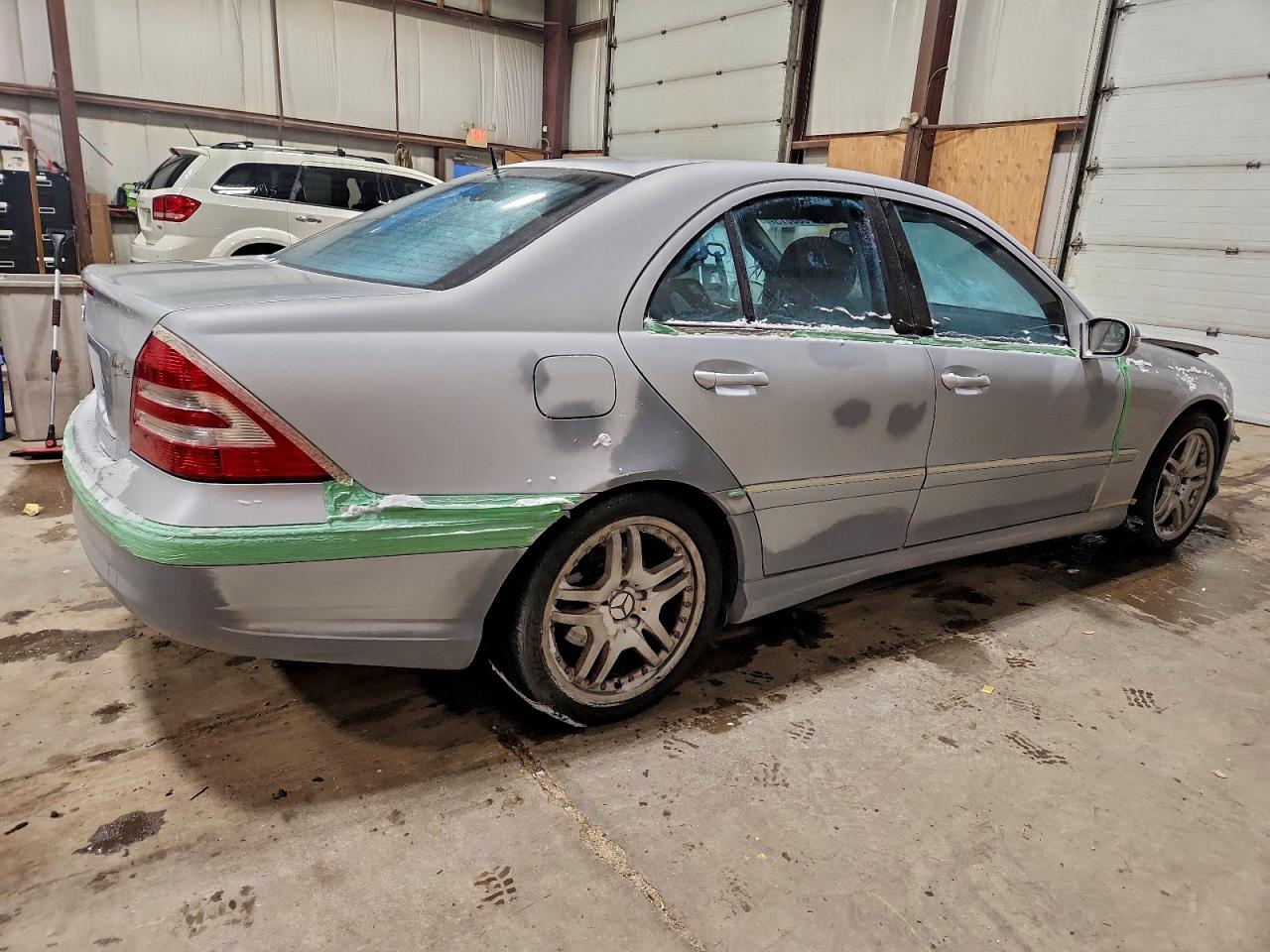 2006 Mercedes-benz C 230 Silver vin: WDBRF52J26F775428