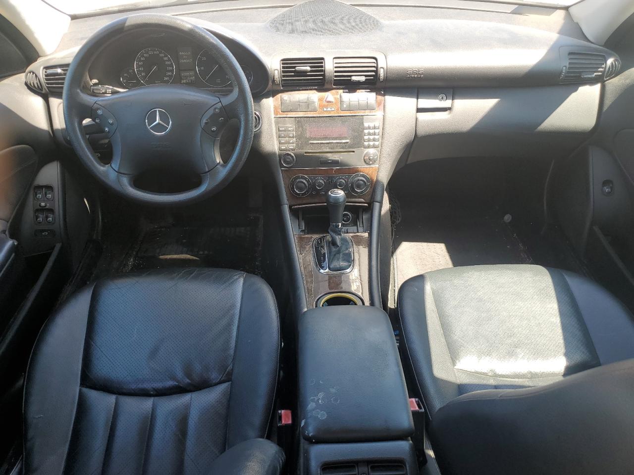 2006 Mercedes-benz C 230 Silver vin: WDBRF52J46F744830