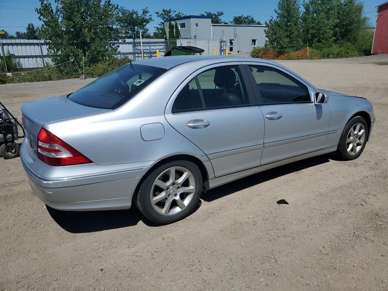 2006 Mercedes-benz C 230 Silver vin: WDBRF52J46F744830