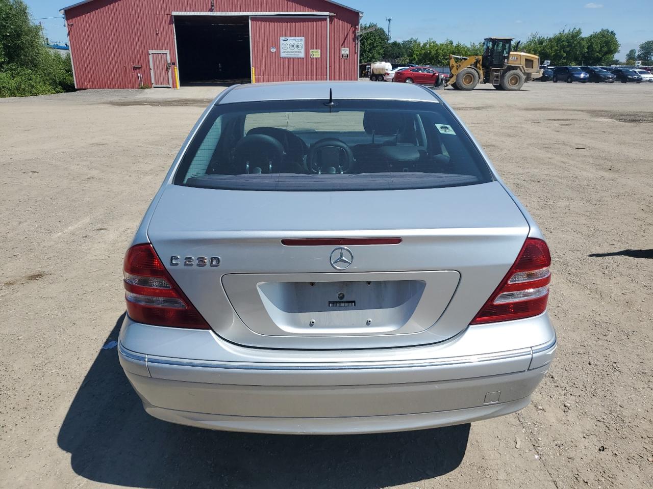 2006 Mercedes-benz C 230 Silver vin: WDBRF52J46F744830