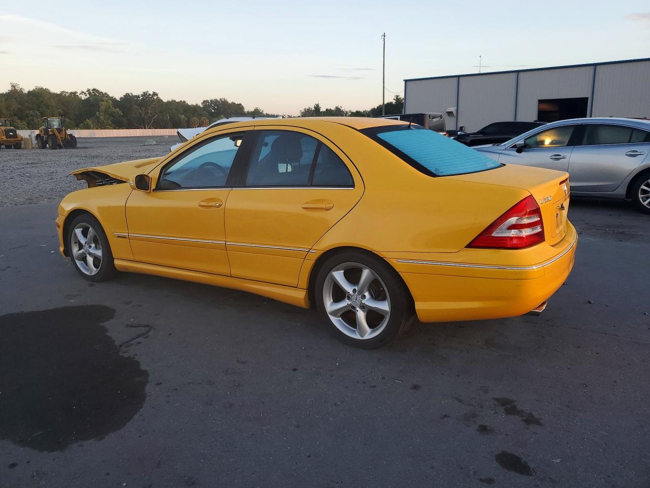 2006 Mercedes-benz C 230 Желтый vin: WDBRF52J46F776743