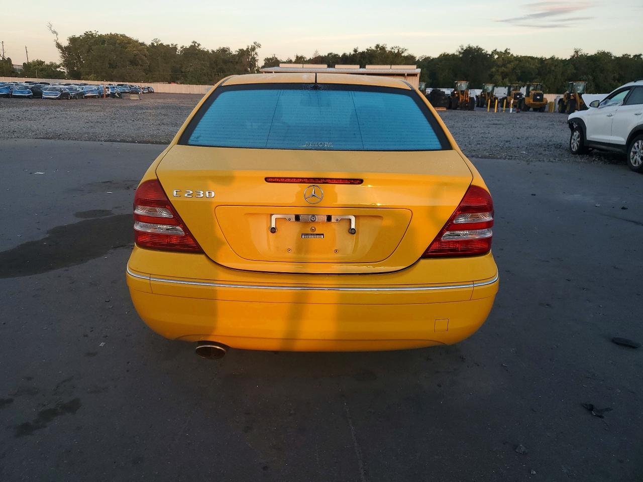 2006 Mercedes-benz C 230 Желтый vin: WDBRF52J46F776743