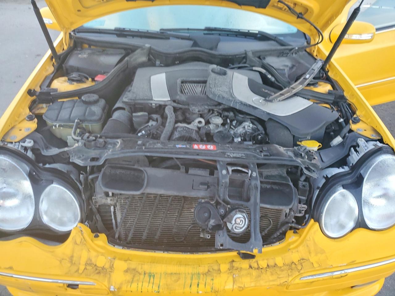 2006 Mercedes-benz C 230 Желтый vin: WDBRF52J46F776743