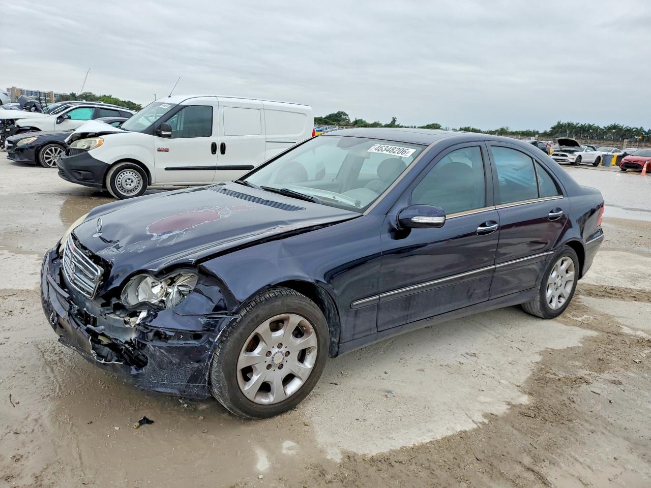 2006 Mercedes-benz C 280 Blue vin: WDBRF54H06A834550