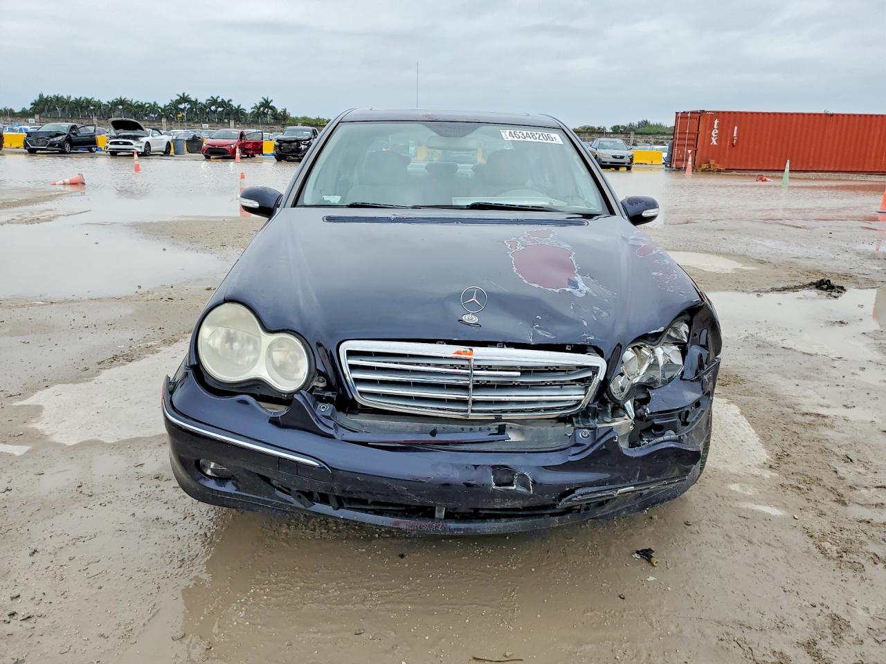 2006 Mercedes-benz C 280 Blue vin: WDBRF54H06A834550