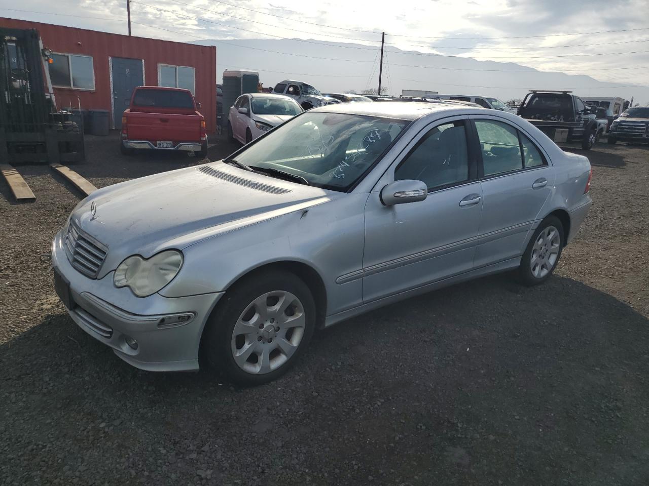 2006 Mercedes-benz C 280 Silver vin: WDBRF54H06A839764