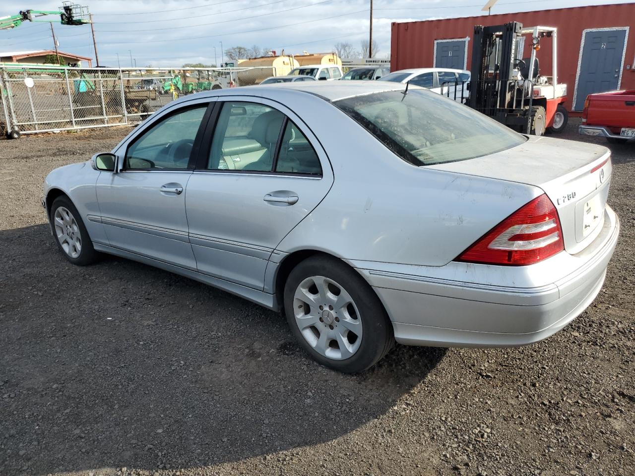 2006 Mercedes-benz C 280 Silver vin: WDBRF54H06A839764