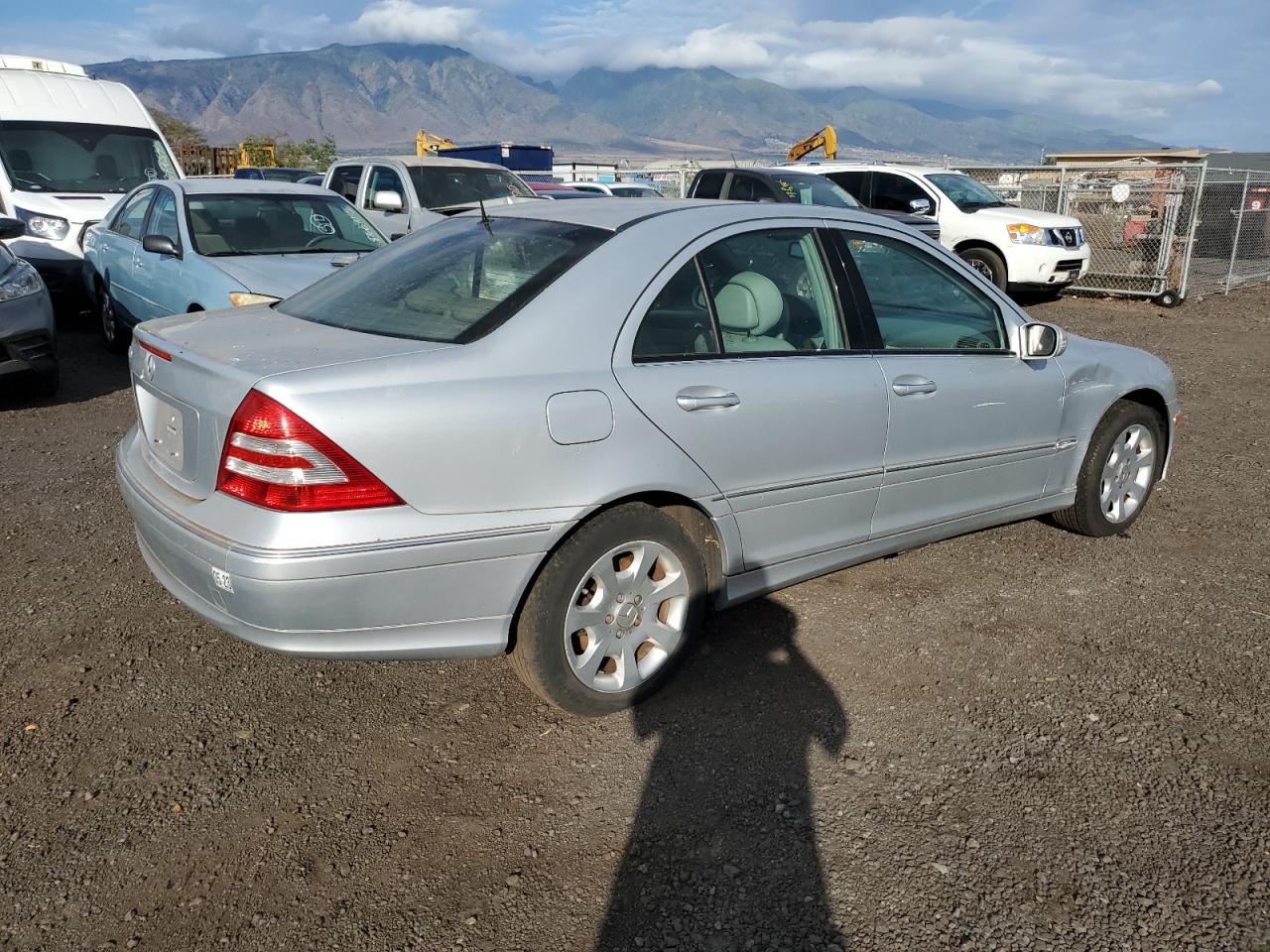 2006 Mercedes-benz C 280 Silver vin: WDBRF54H06A839764