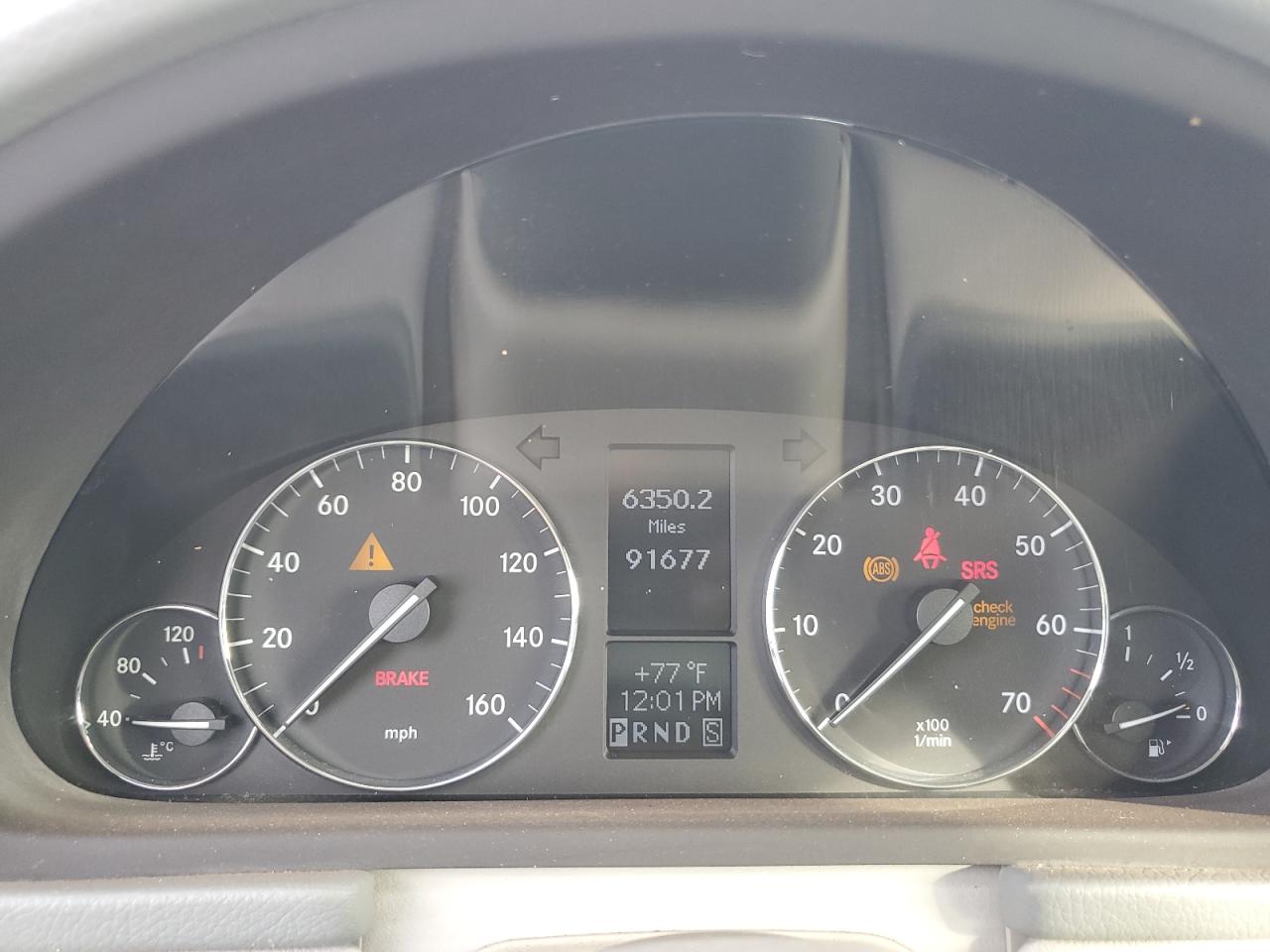 2006 Mercedes-benz C 280 Silver vin: WDBRF54H06A839764