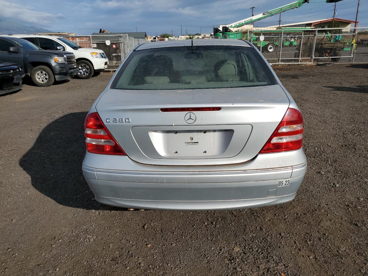 2006 Mercedes-benz C 280 Silver vin: WDBRF54H06A839764