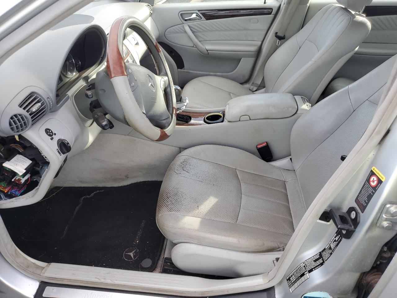 2006 Mercedes-benz C 280 Silver vin: WDBRF54H06A839764