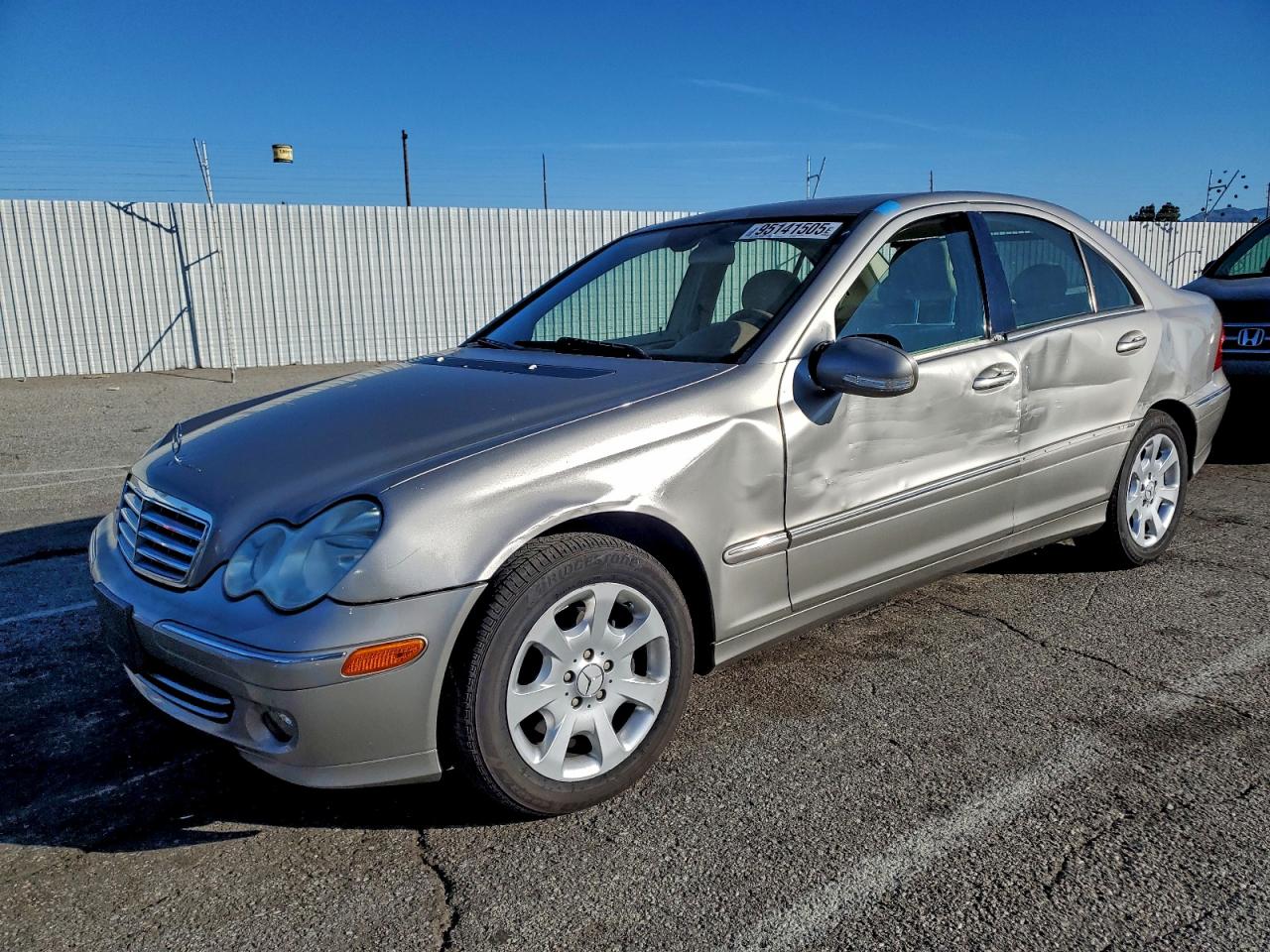 2006 Mercedes-benz C 280 Silver vin: WDBRF54H06A843376