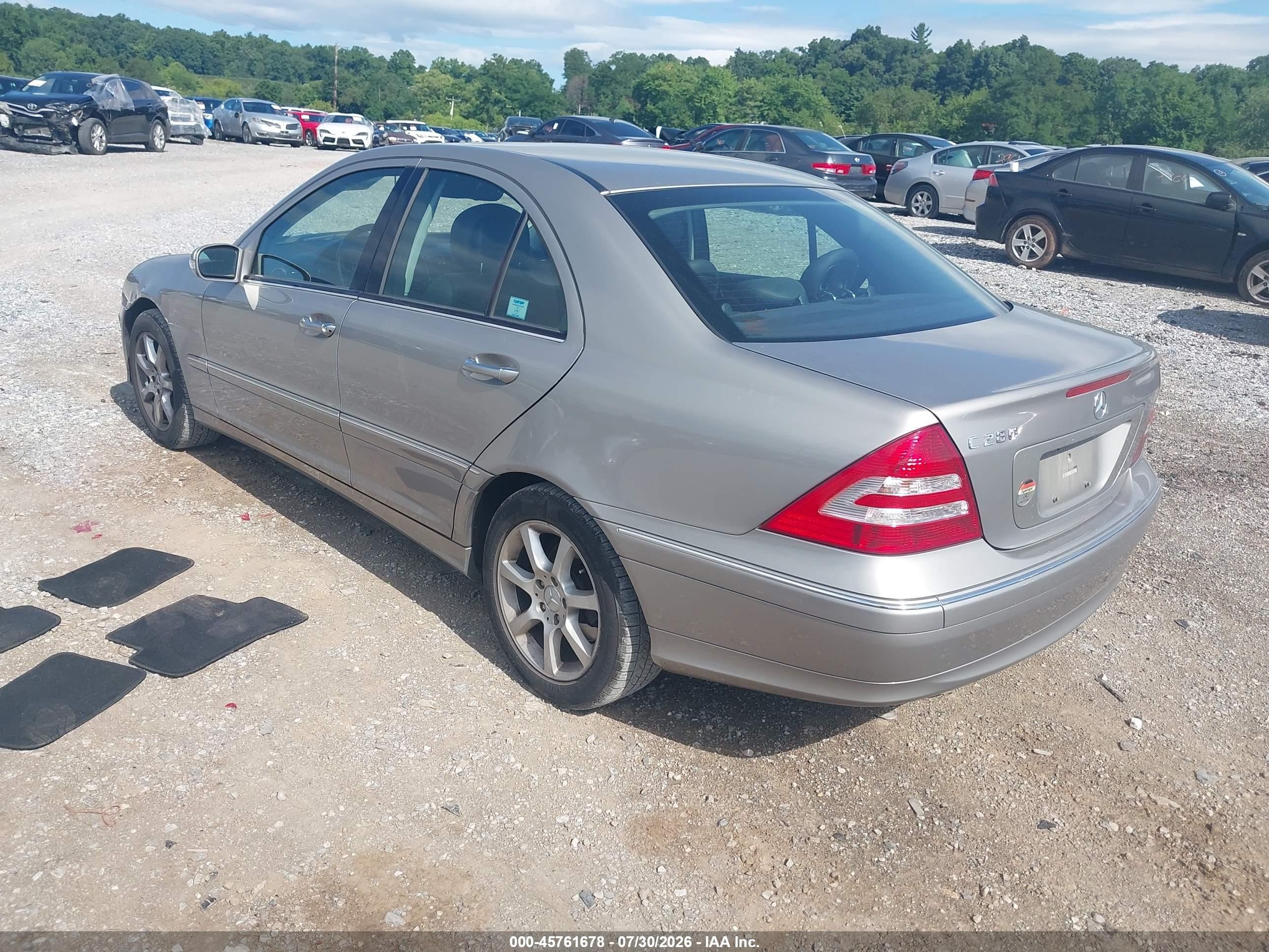 2007 Mercedes-benz C 280 Luxury Tan vin: WDBRF54H07F880433