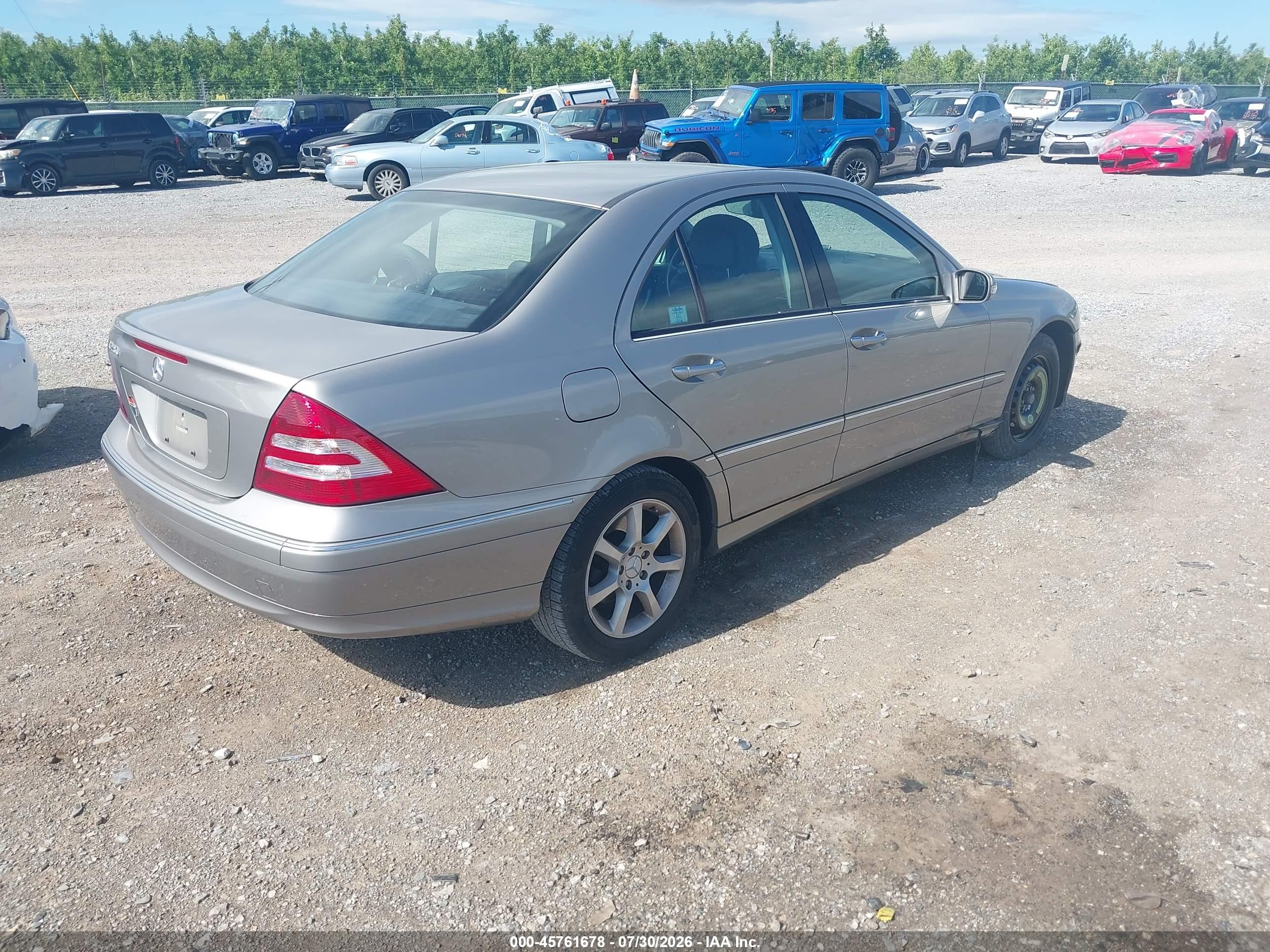 2007 Mercedes-benz C 280 Luxury Tan vin: WDBRF54H07F880433