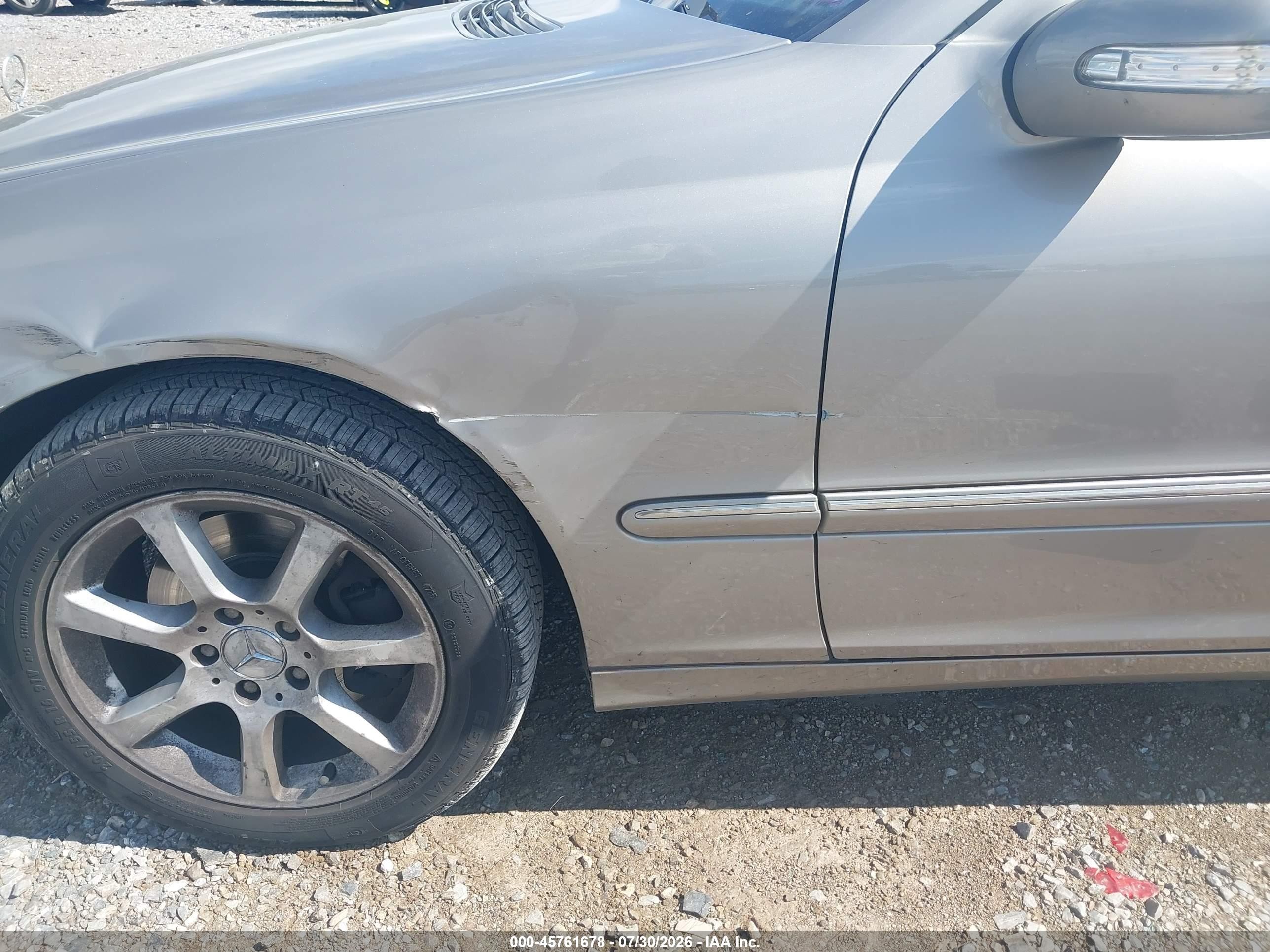 2007 Mercedes-benz C 280 Luxury Tan vin: WDBRF54H07F880433