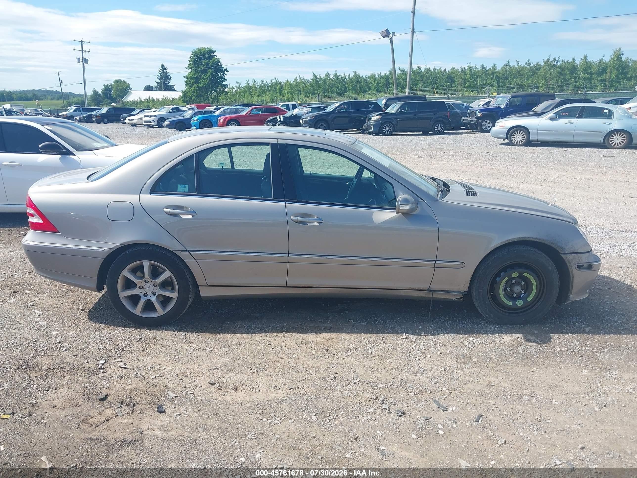 2007 Mercedes-benz C 280 Luxury Tan vin: WDBRF54H07F880433