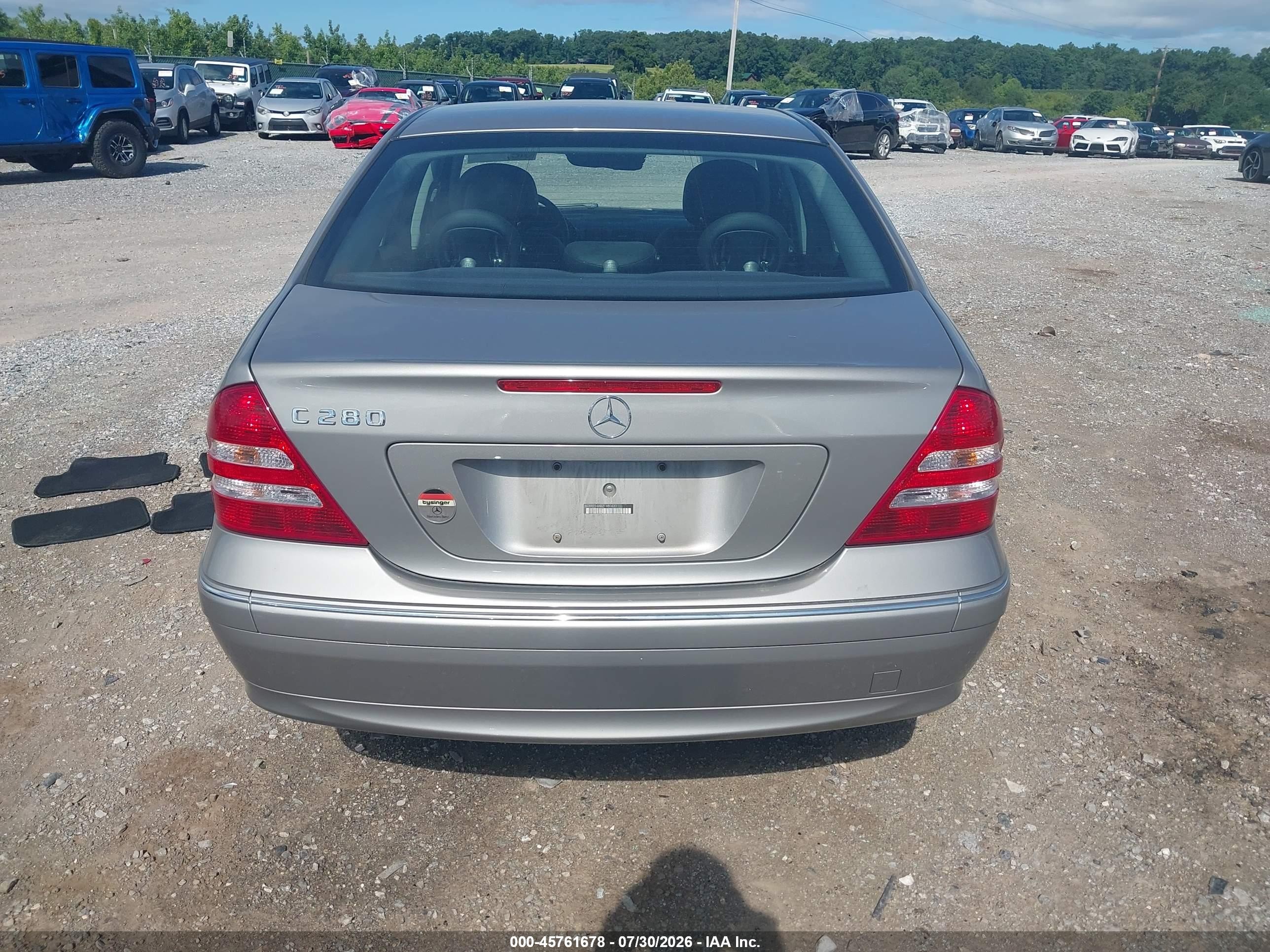 2007 Mercedes-benz C 280 Luxury Tan vin: WDBRF54H07F880433