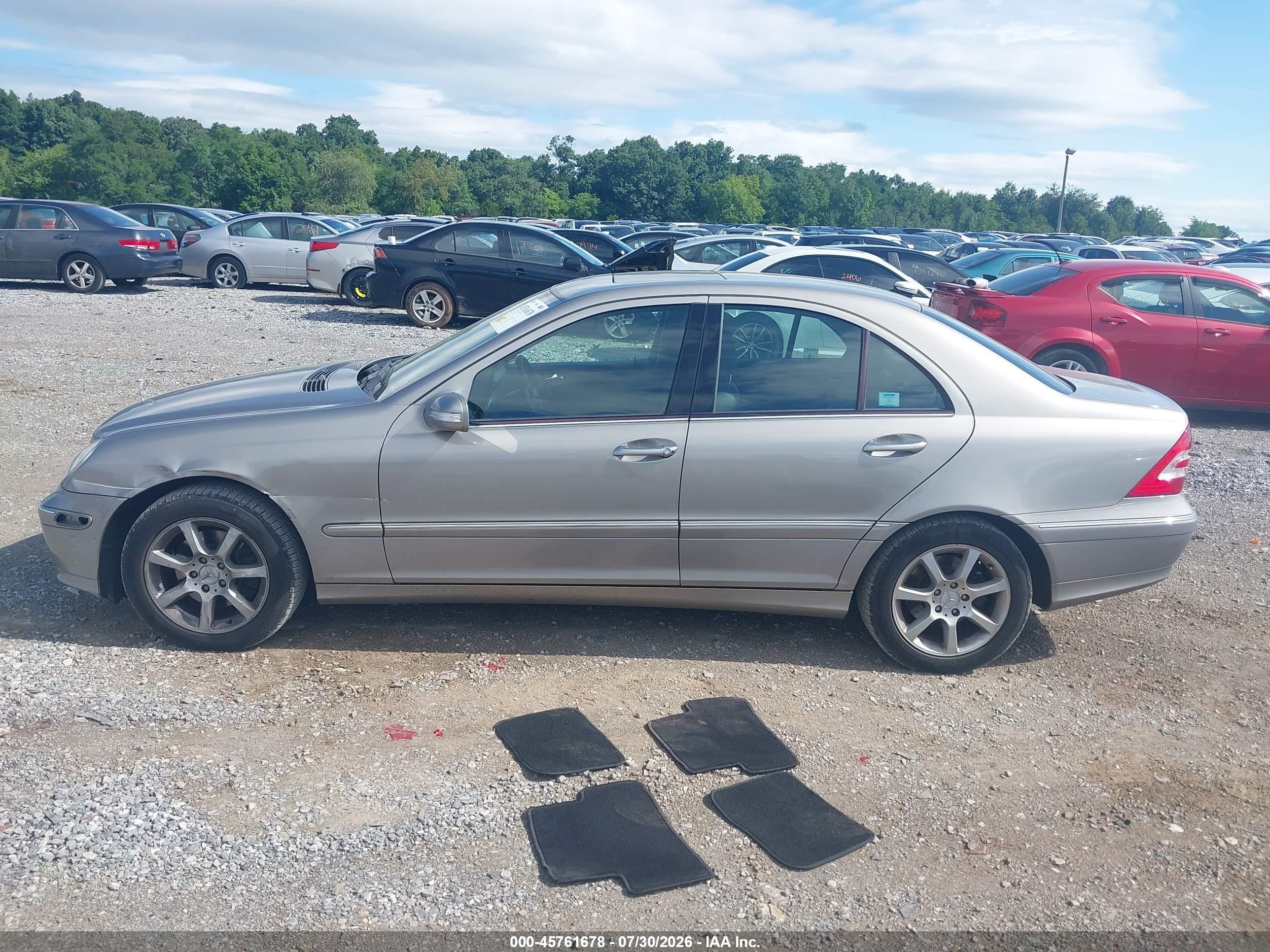 2007 Mercedes-benz C 280 Luxury Tan vin: WDBRF54H07F880433