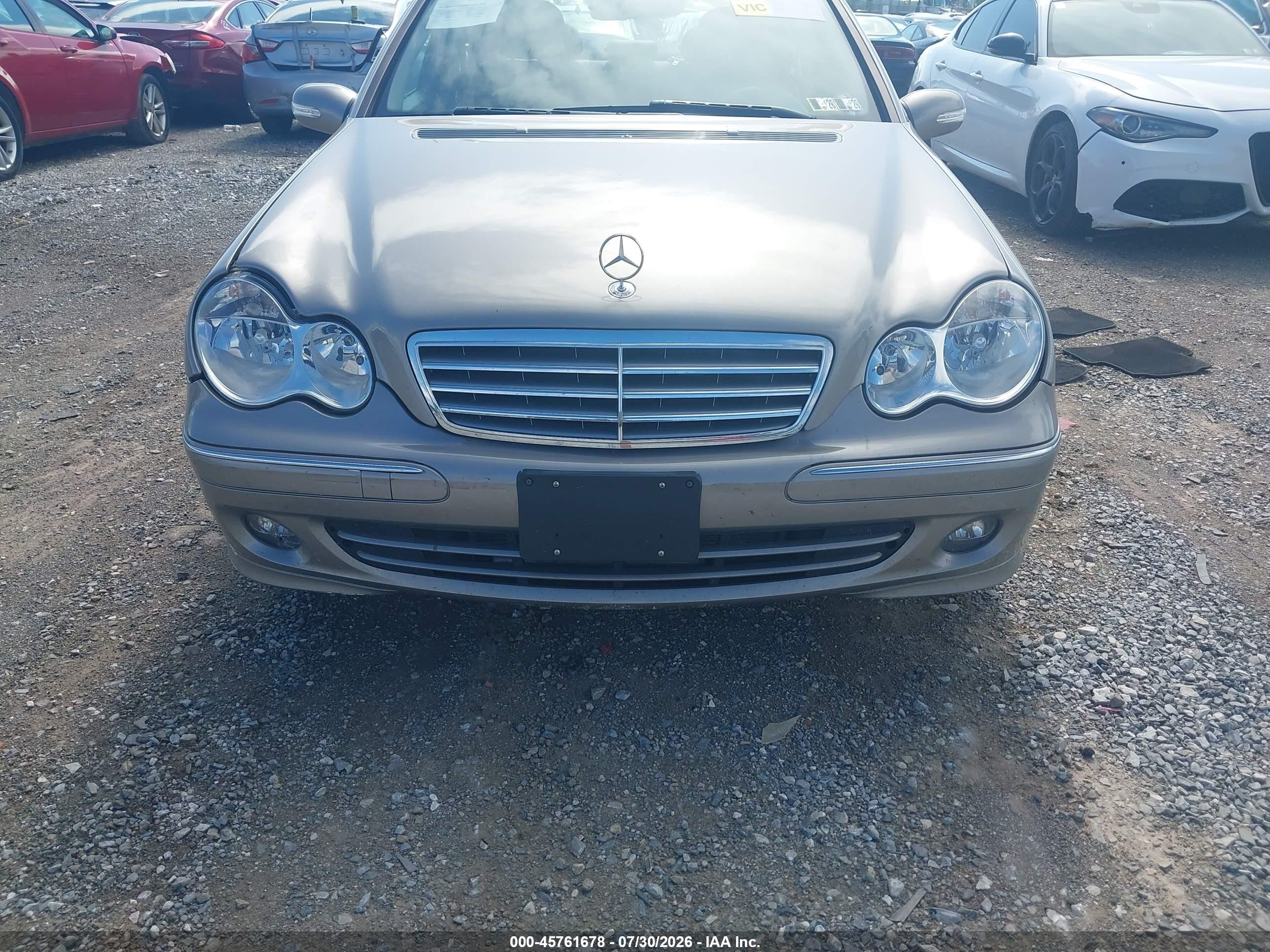 2007 Mercedes-benz C 280 Luxury Tan vin: WDBRF54H07F880433