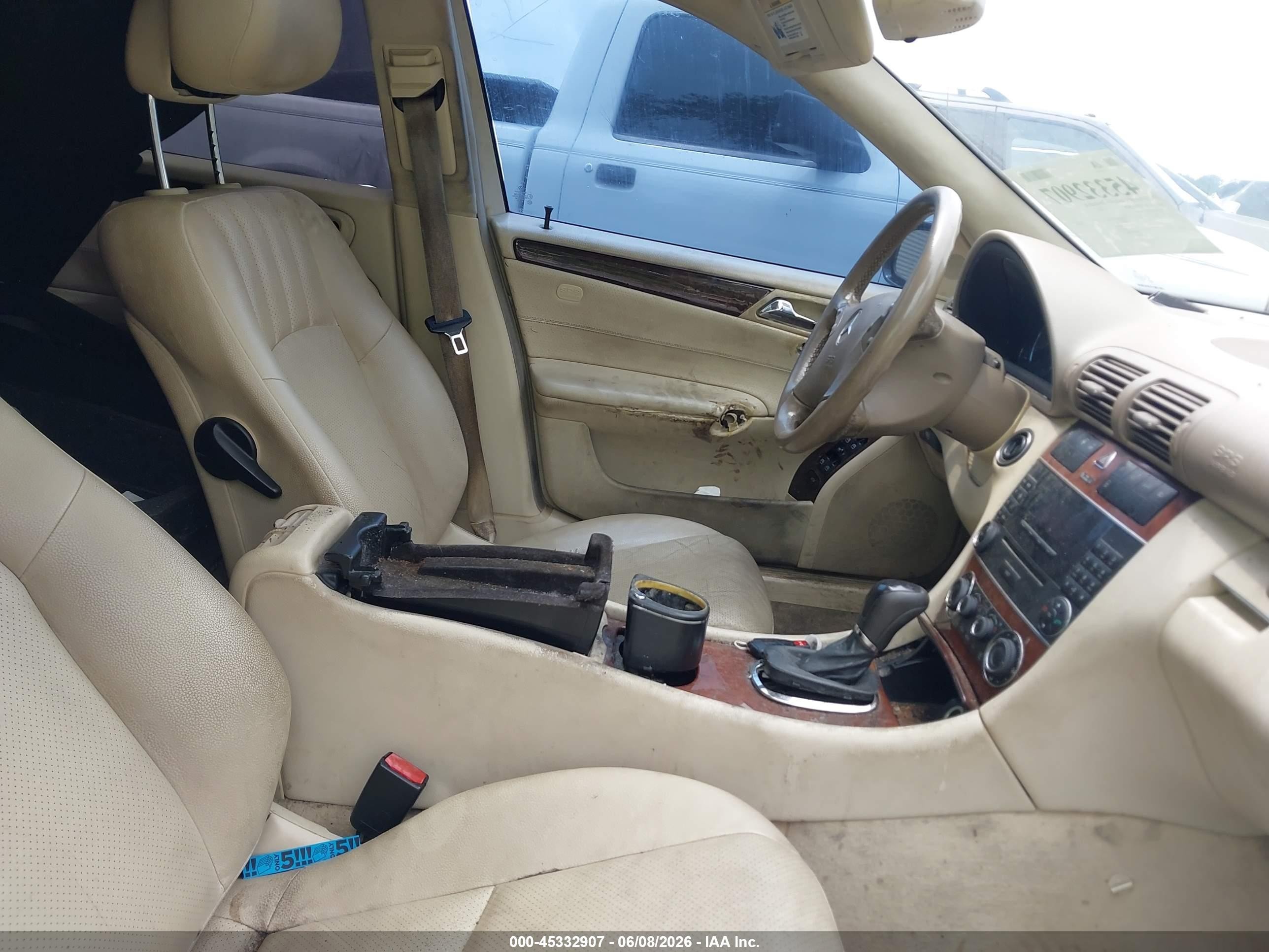 2006 Mercedes-benz C 280 Luxury Black vin: WDBRF54H26F798668