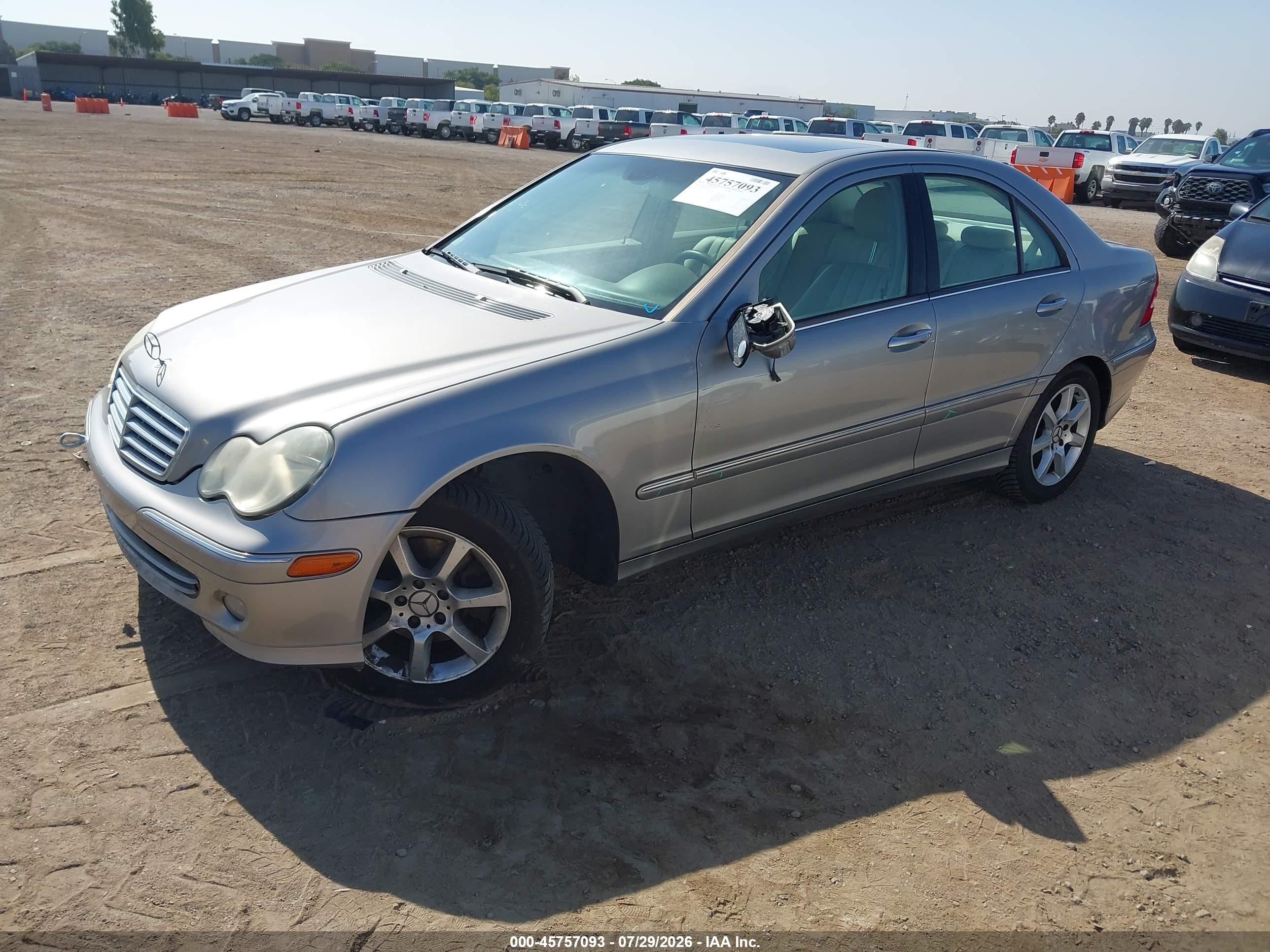 2007 Mercedes-benz C 280 Luxury Beige vin: WDBRF54H37A921831