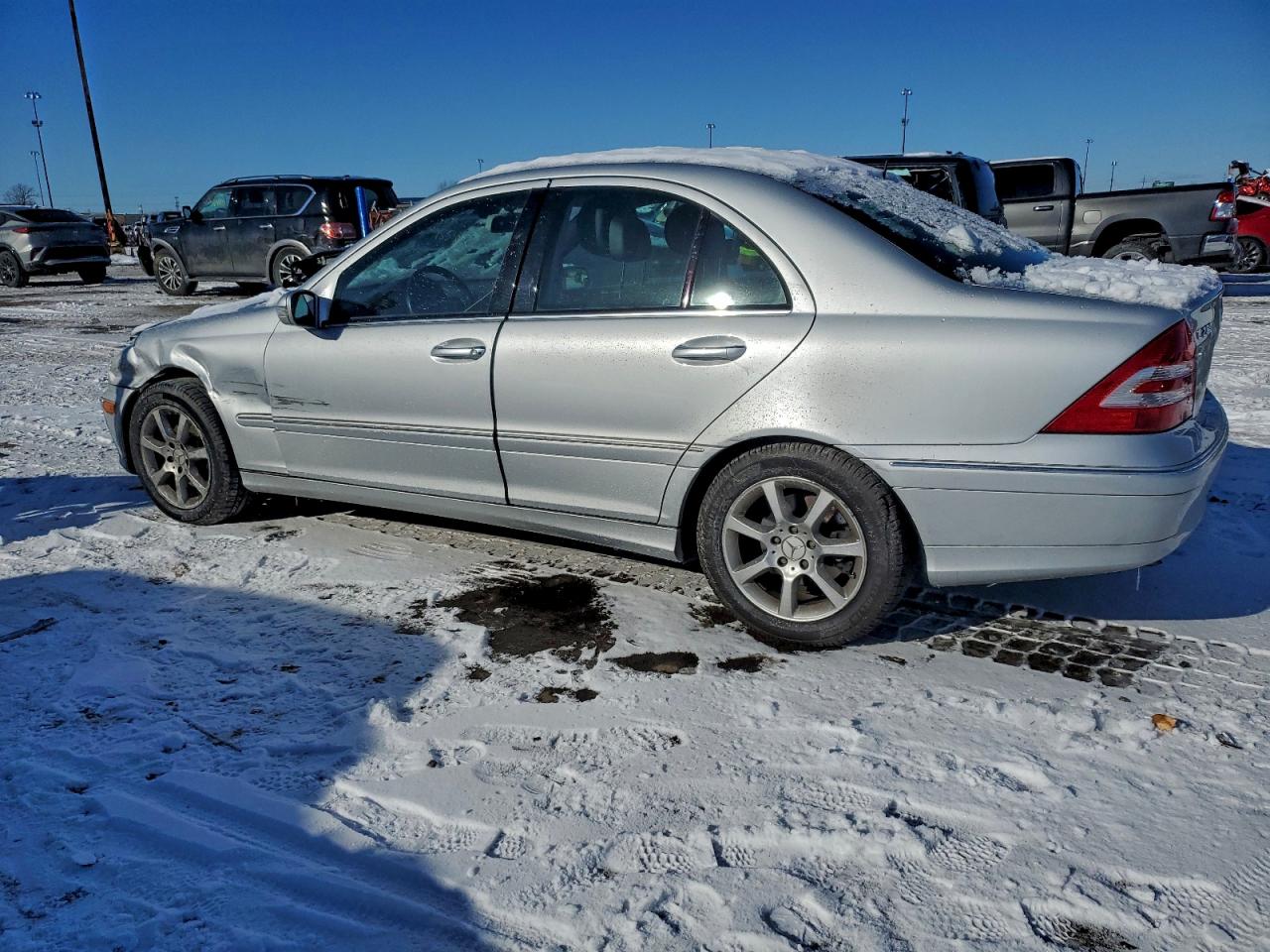 2007 Mercedes-benz C 280 Серебряный vin: WDBRF54H37F836667