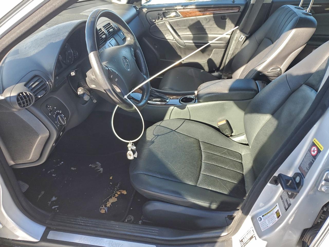 2007 Mercedes-benz C 280 Серебряный vin: WDBRF54H37F836667