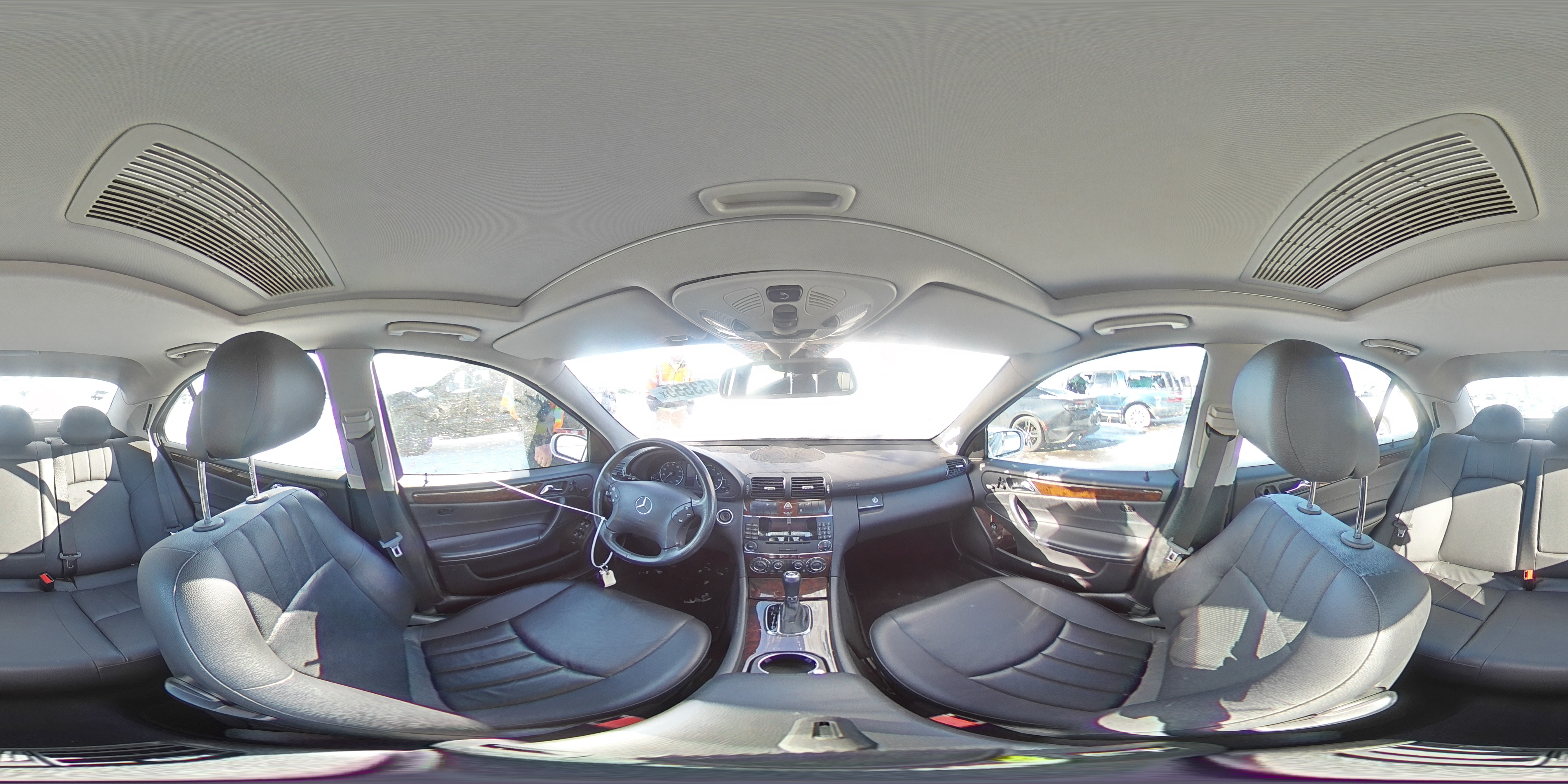 2007 Mercedes-benz C 280 Серебряный vin: WDBRF54H37F836667