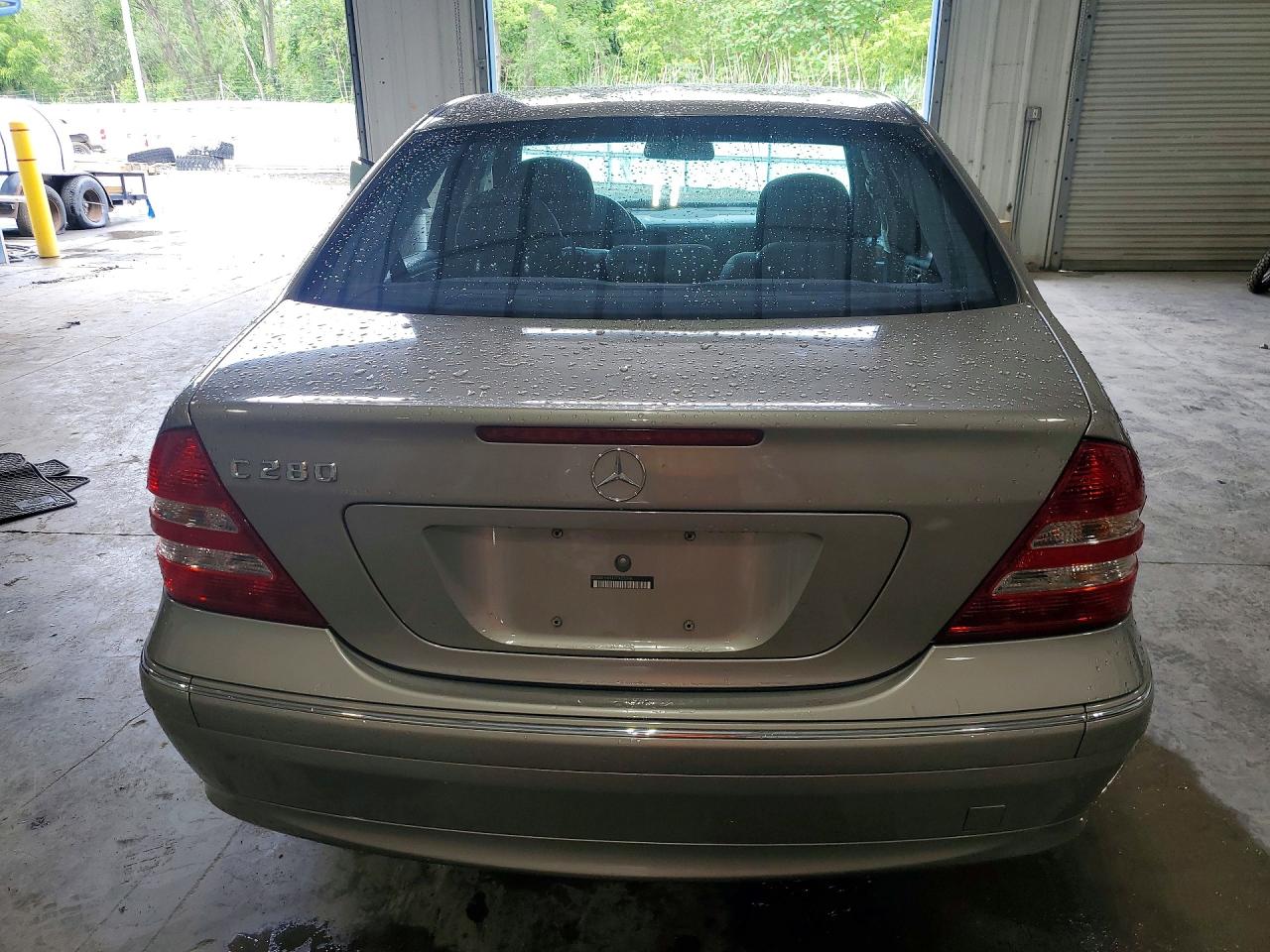 2007 Mercedes-benz C 280 Серый vin: WDBRF54H47F925096