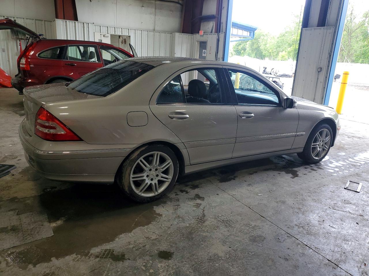 2007 Mercedes-benz C 280 Серый vin: WDBRF54H47F925096