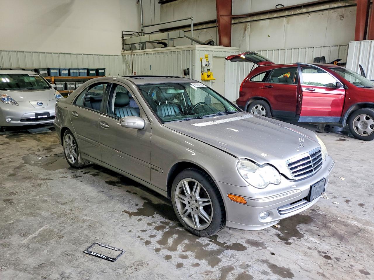 2007 Mercedes-benz C 280 Серый vin: WDBRF54H47F925096