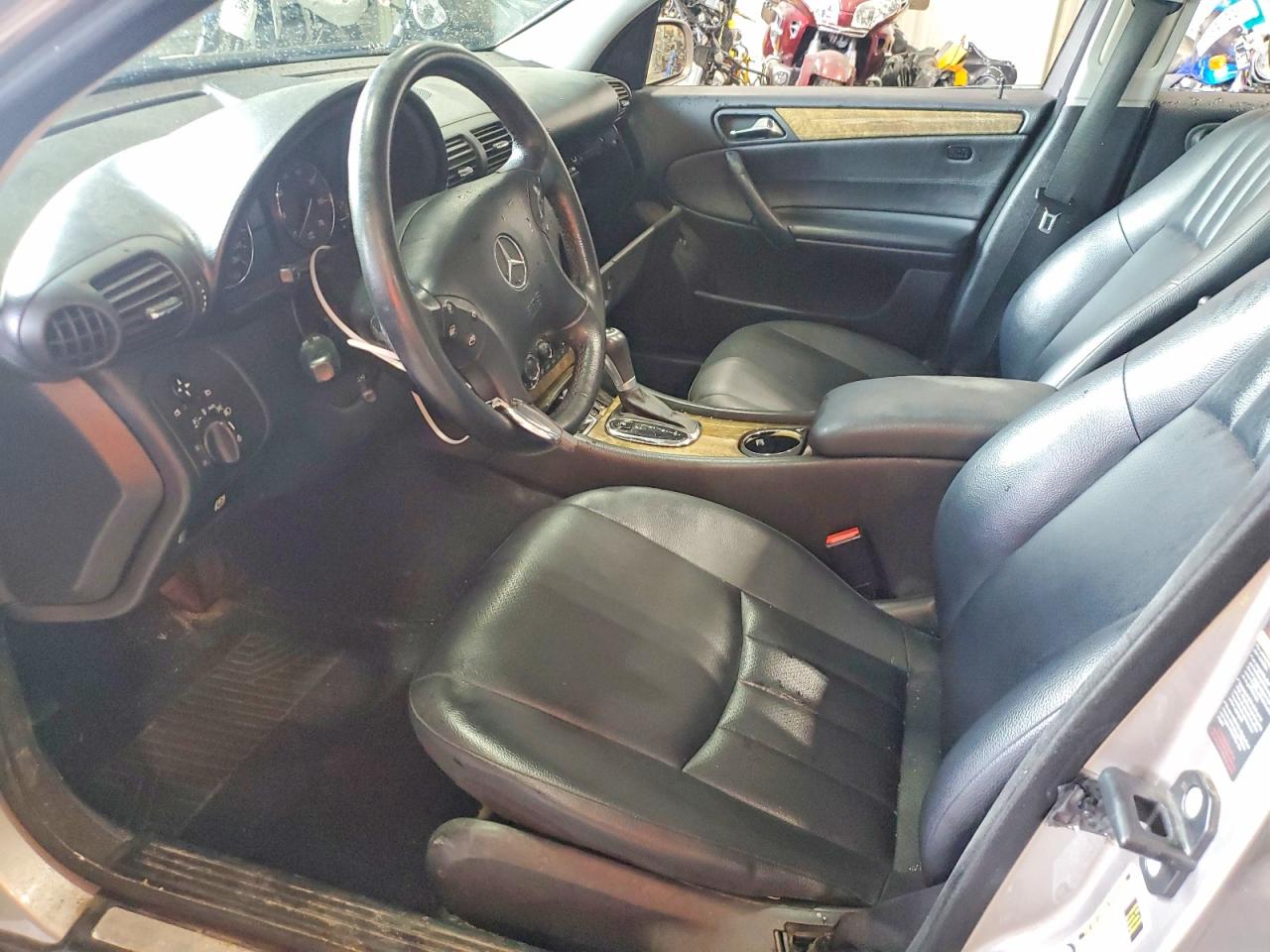 2007 Mercedes-benz C 280 Серый vin: WDBRF54H47F925096