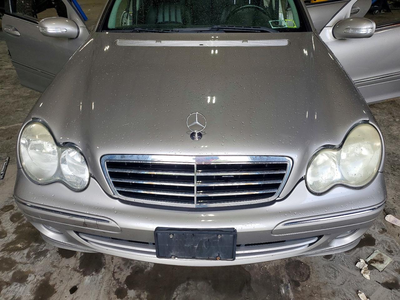 2007 Mercedes-benz C 280 Серый vin: WDBRF54H47F925096