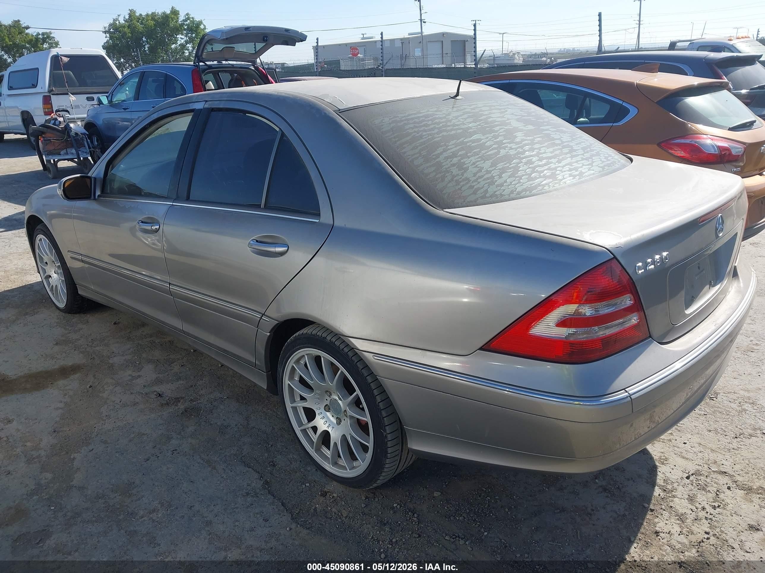 2006 Mercedes-benz C 280 Luxury Gray vin: WDBRF54H56A841980