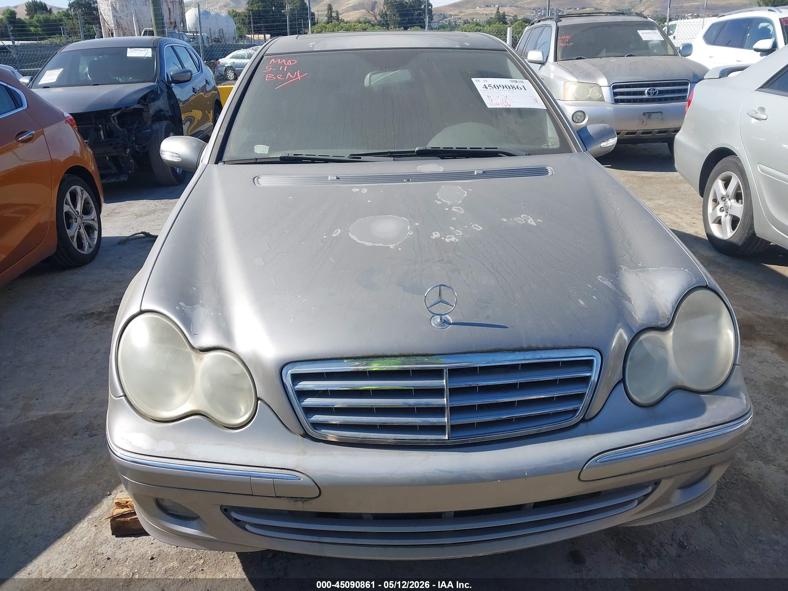 2006 Mercedes-benz C 280 Luxury Gray vin: WDBRF54H56A841980