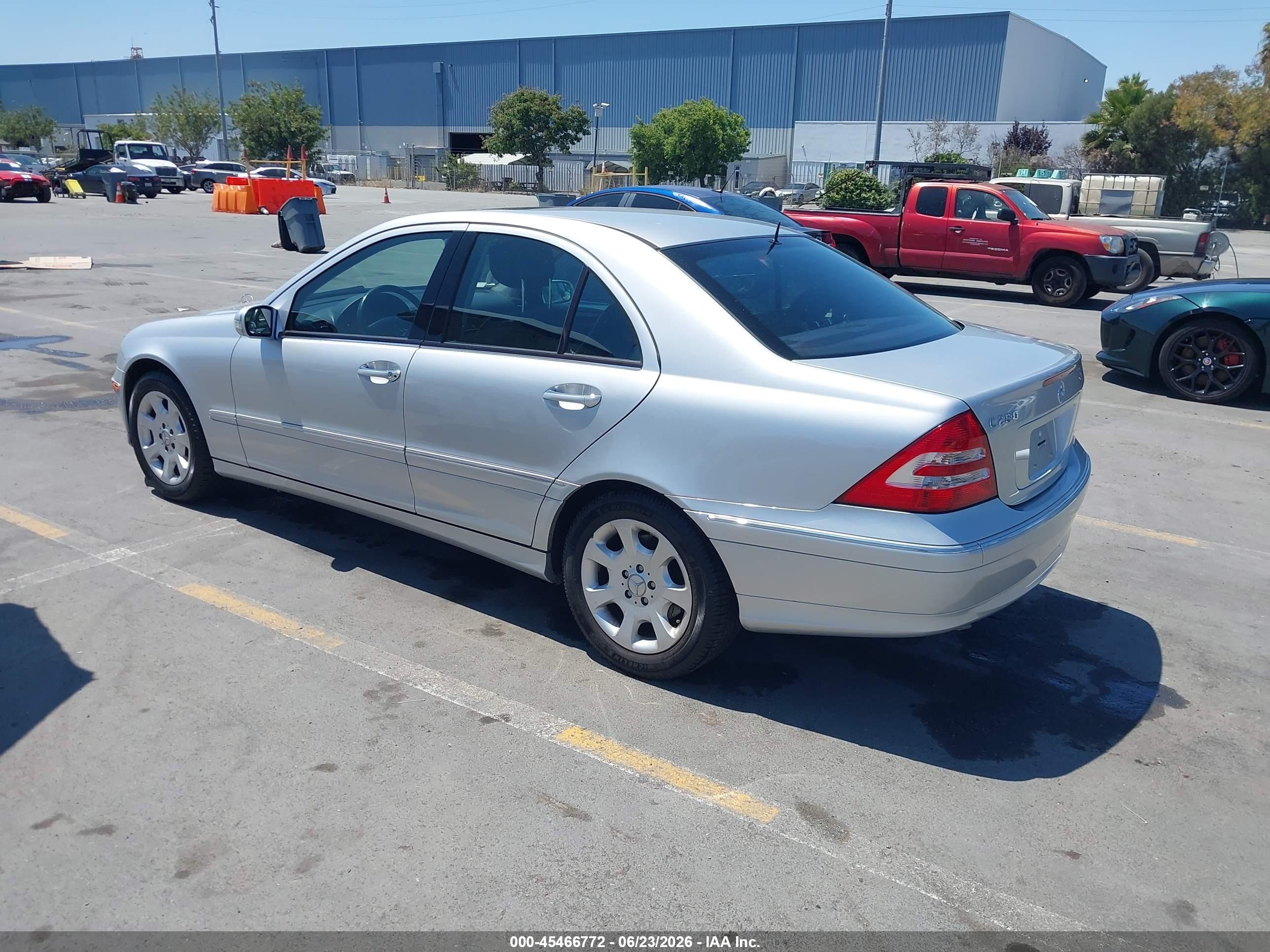 2006 Mercedes-benz C 280 Luxury Silver vin: WDBRF54H56A914412