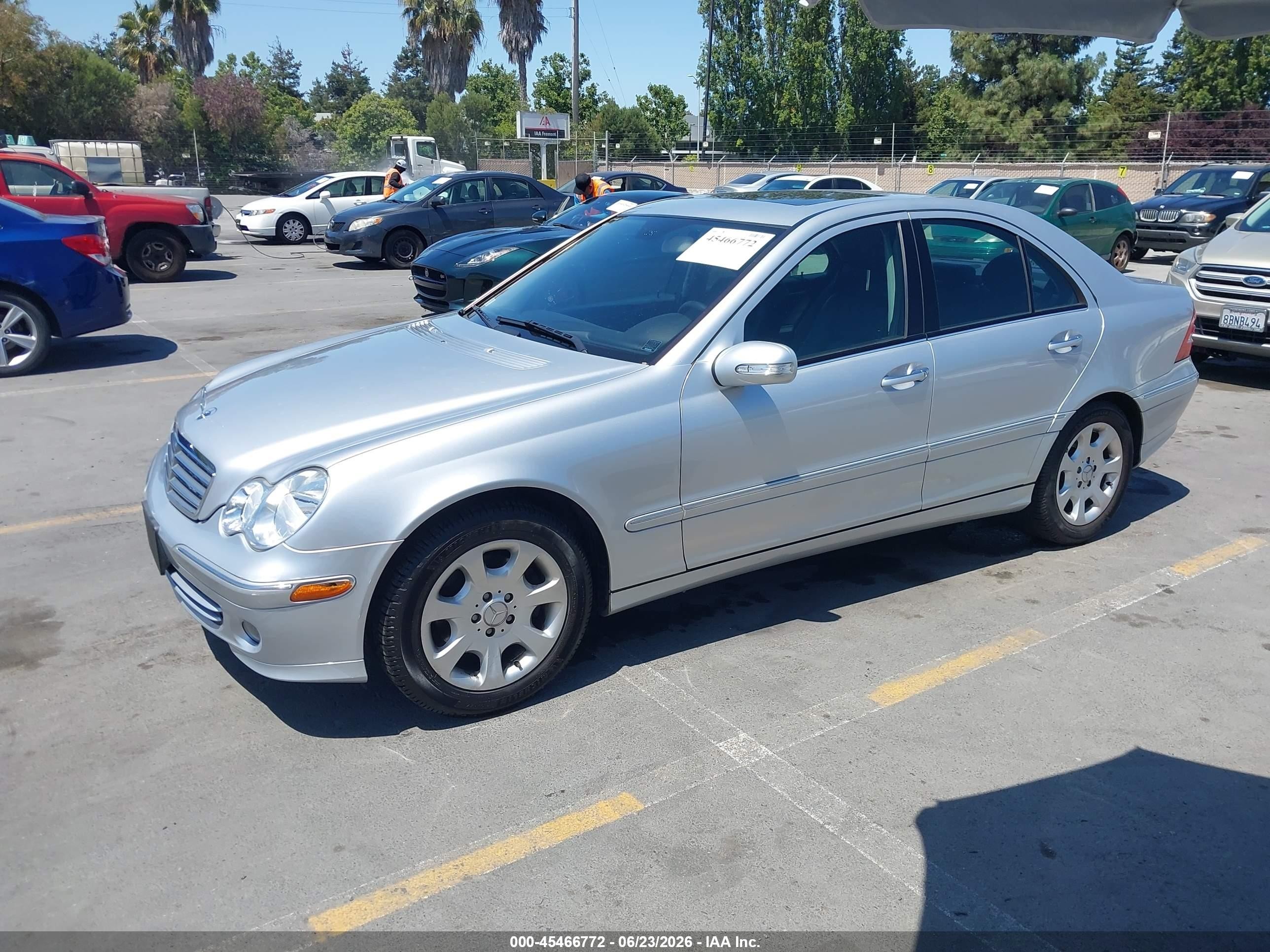 2006 Mercedes-benz C 280 Luxury Silver vin: WDBRF54H56A914412