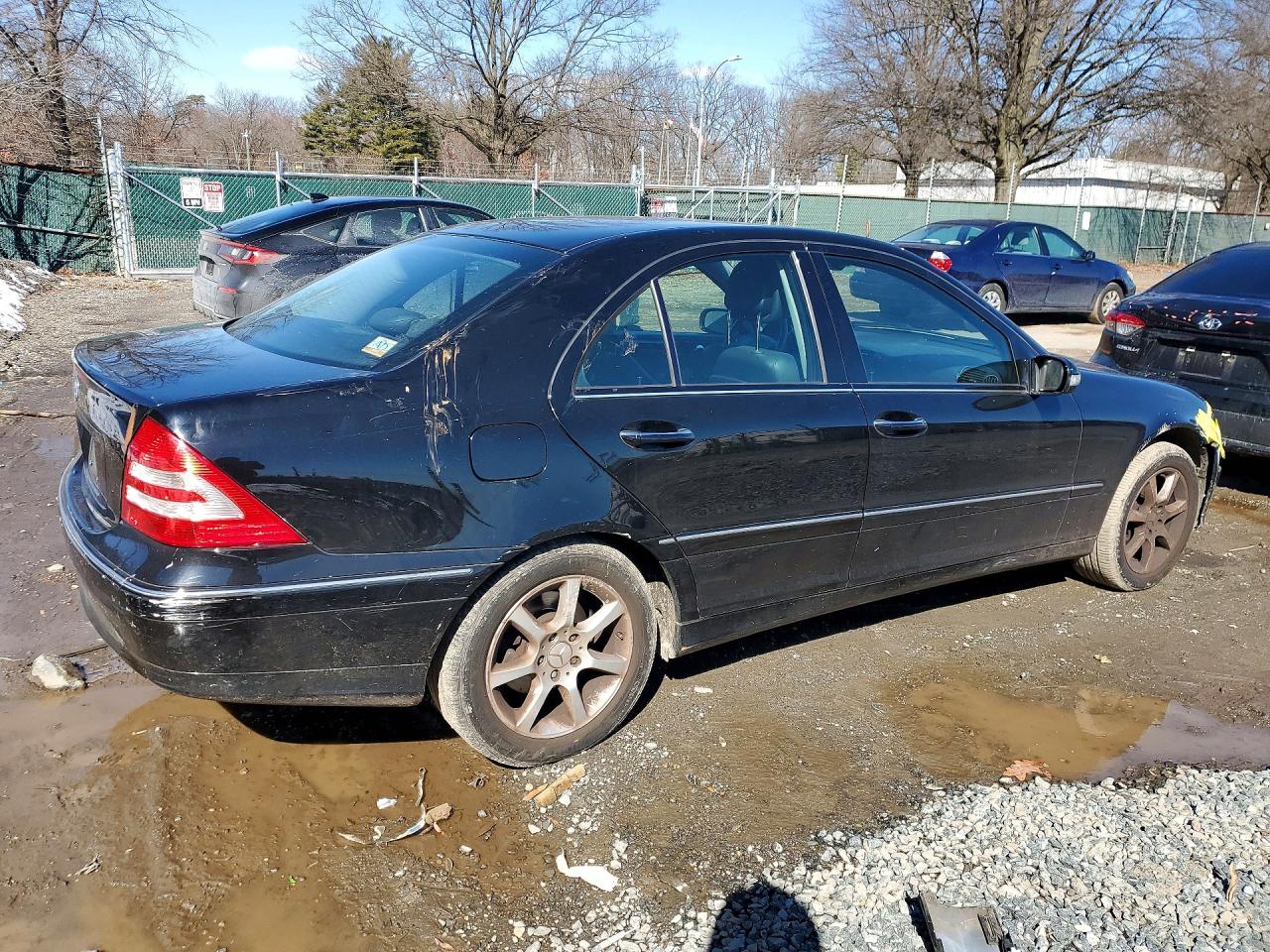2007 Mercedes Benz C 280 Черный vin: WDBRF54H57A914816