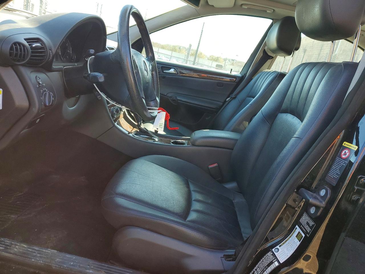 2007 Mercedes Benz C 280 Черный vin: WDBRF54H57A914816