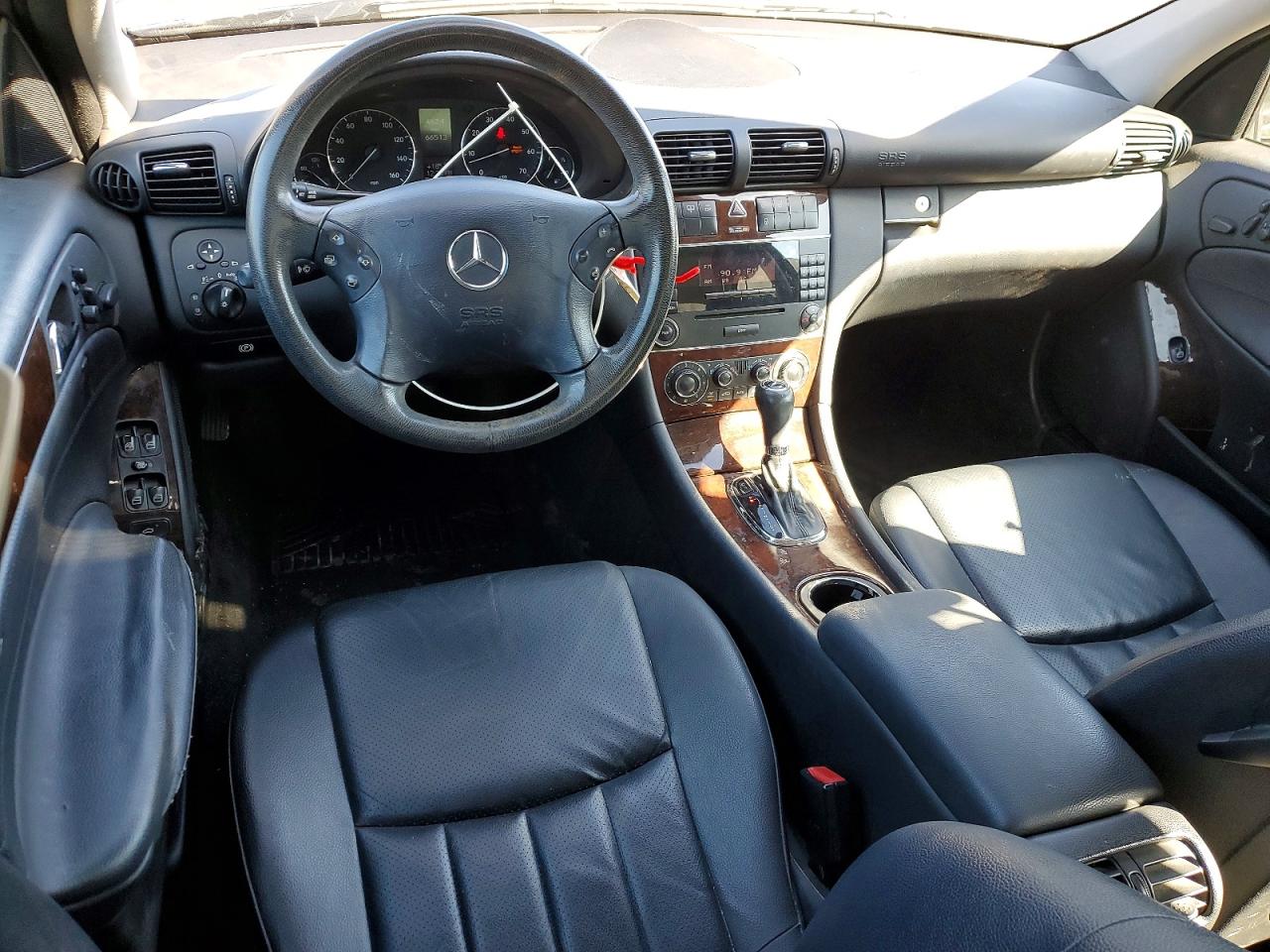 2007 Mercedes Benz C 280 Черный vin: WDBRF54H57A914816