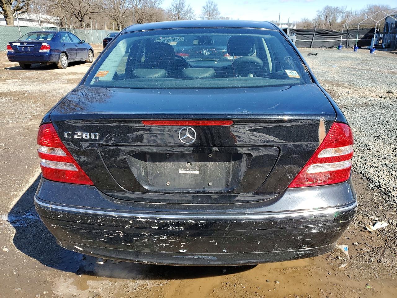 2007 Mercedes Benz C 280 Черный vin: WDBRF54H57A914816