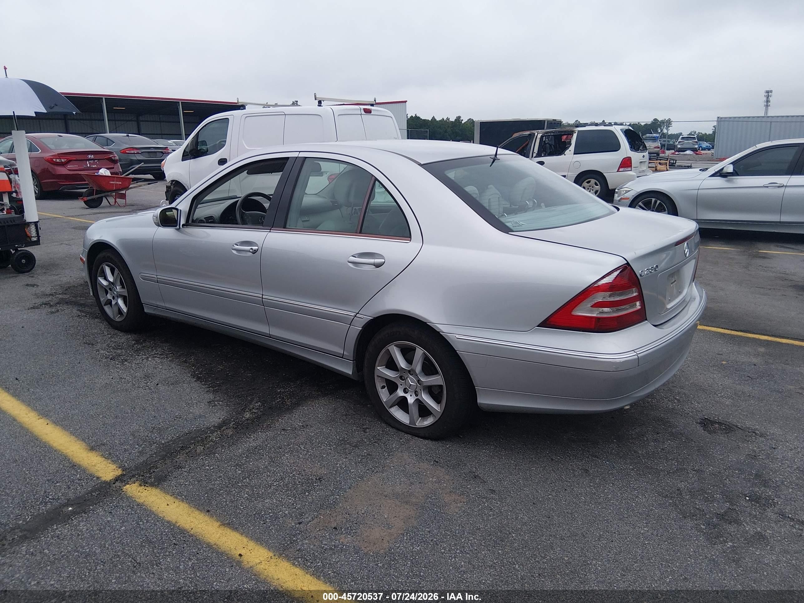 2007 Mercedes-benz C 280 Luxury Silver vin: WDBRF54H57A930577