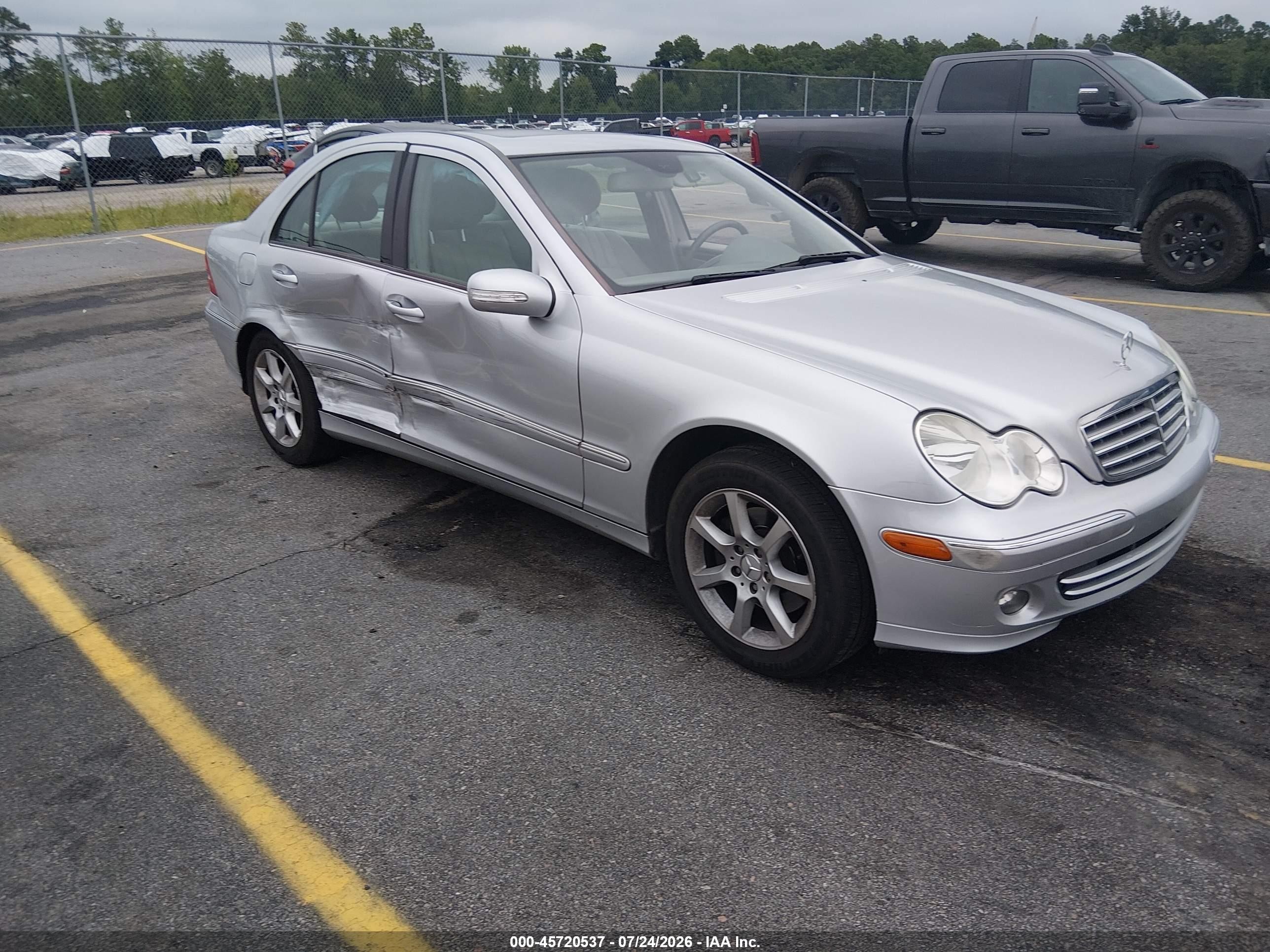 2007 Mercedes-benz C 280 Luxury Silver vin: WDBRF54H57A930577