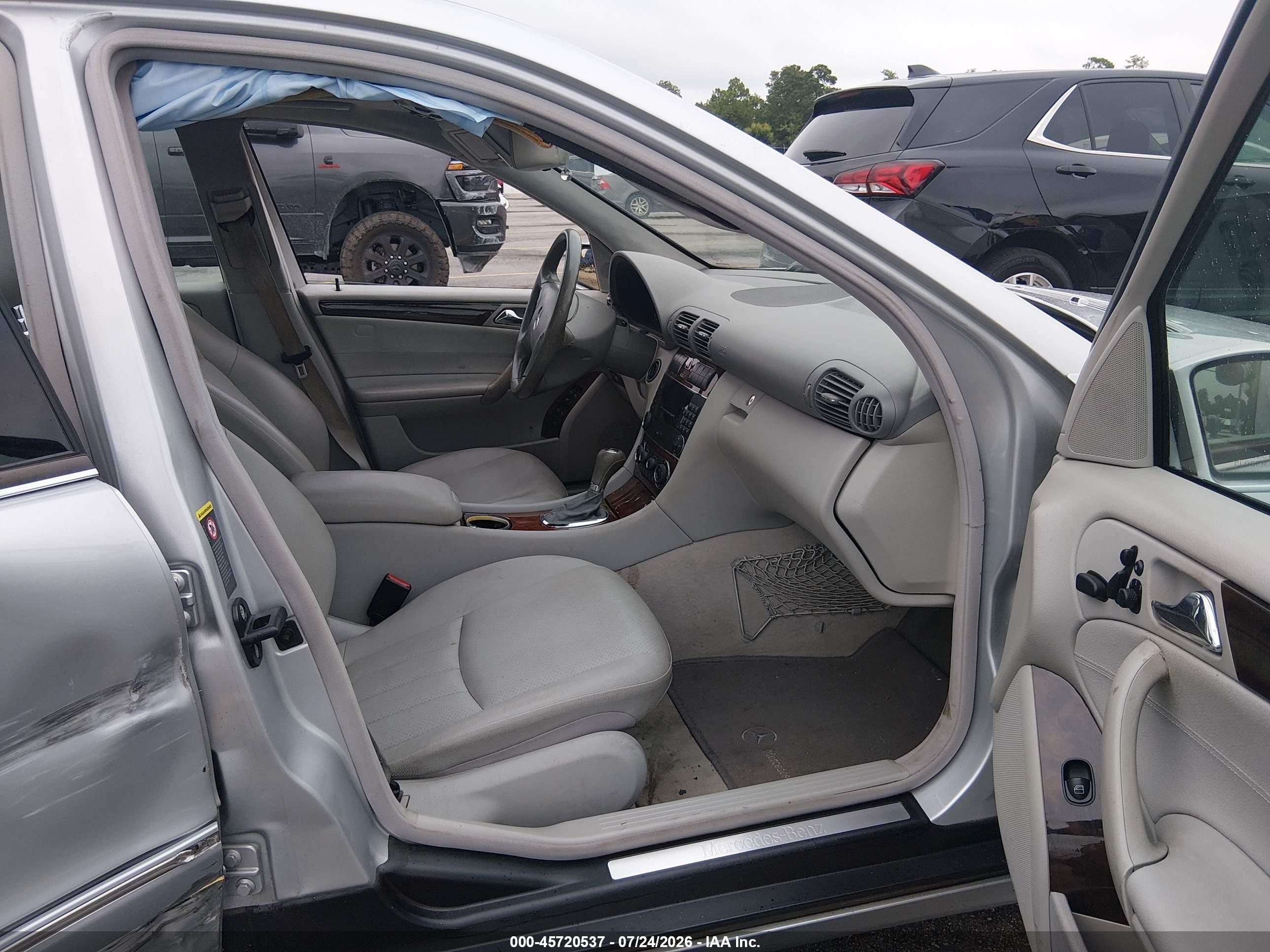 2007 Mercedes-benz C 280 Luxury Silver vin: WDBRF54H57A930577