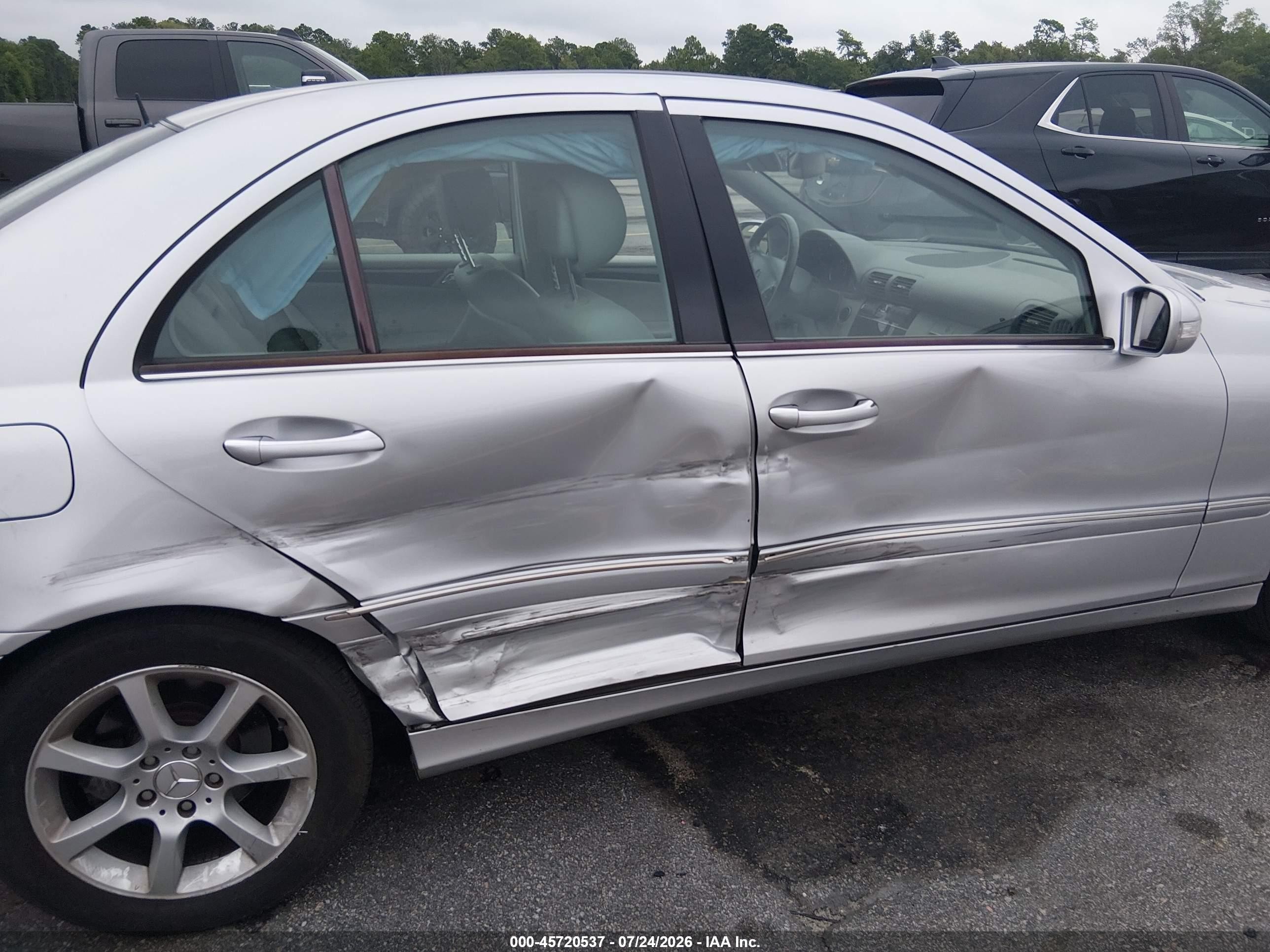 2007 Mercedes-benz C 280 Luxury Silver vin: WDBRF54H57A930577
